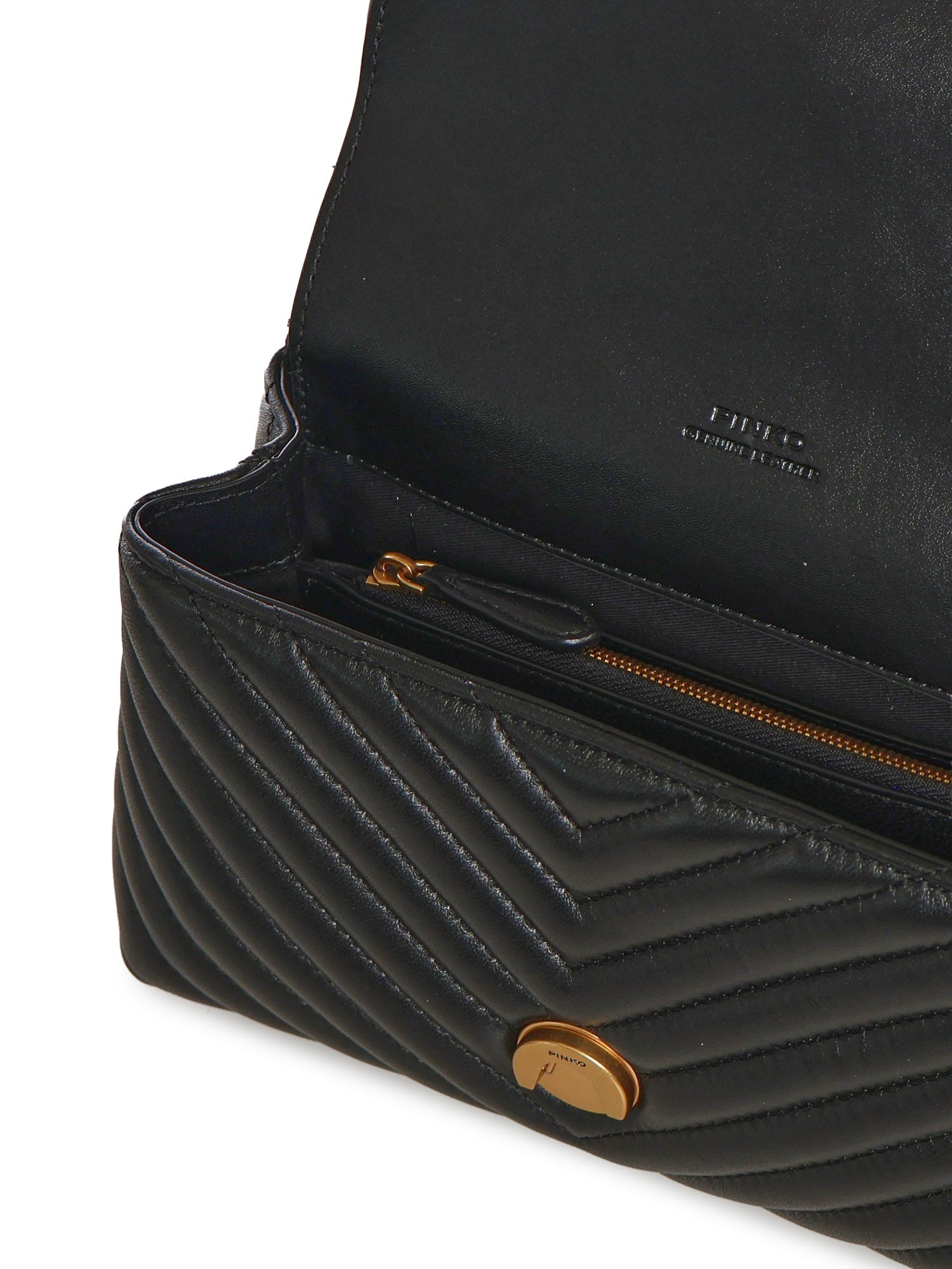 Borsa piccola a mano Lady Love Bag Puff Chevron 100044 A0GKZ99Q PINKO 