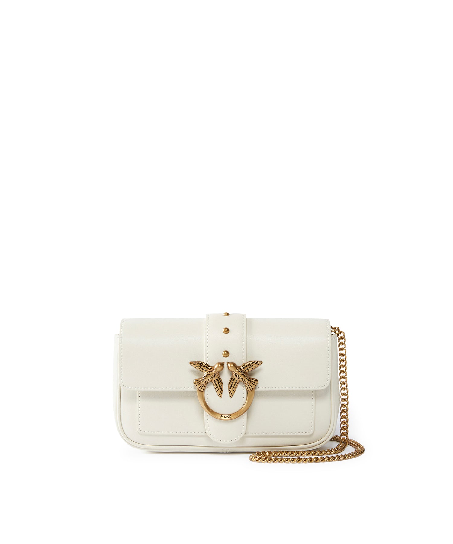 Borsa piccola pocket Love Bag One Simply in pelle 100061 A0F1Z14Q PINKO 