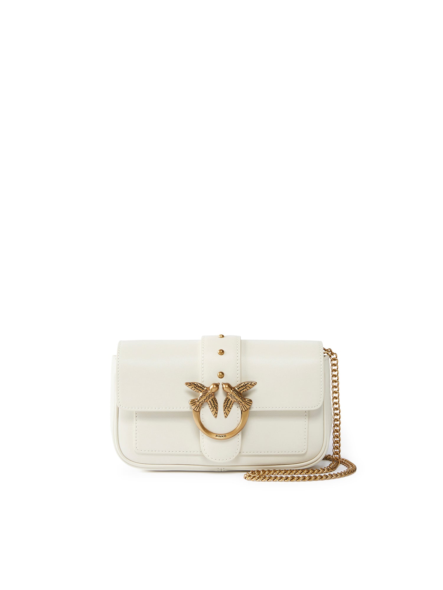 Borsa piccola pocket Love Bag One Simply in pelle 100061 A0F1Z14Q PINKO 
