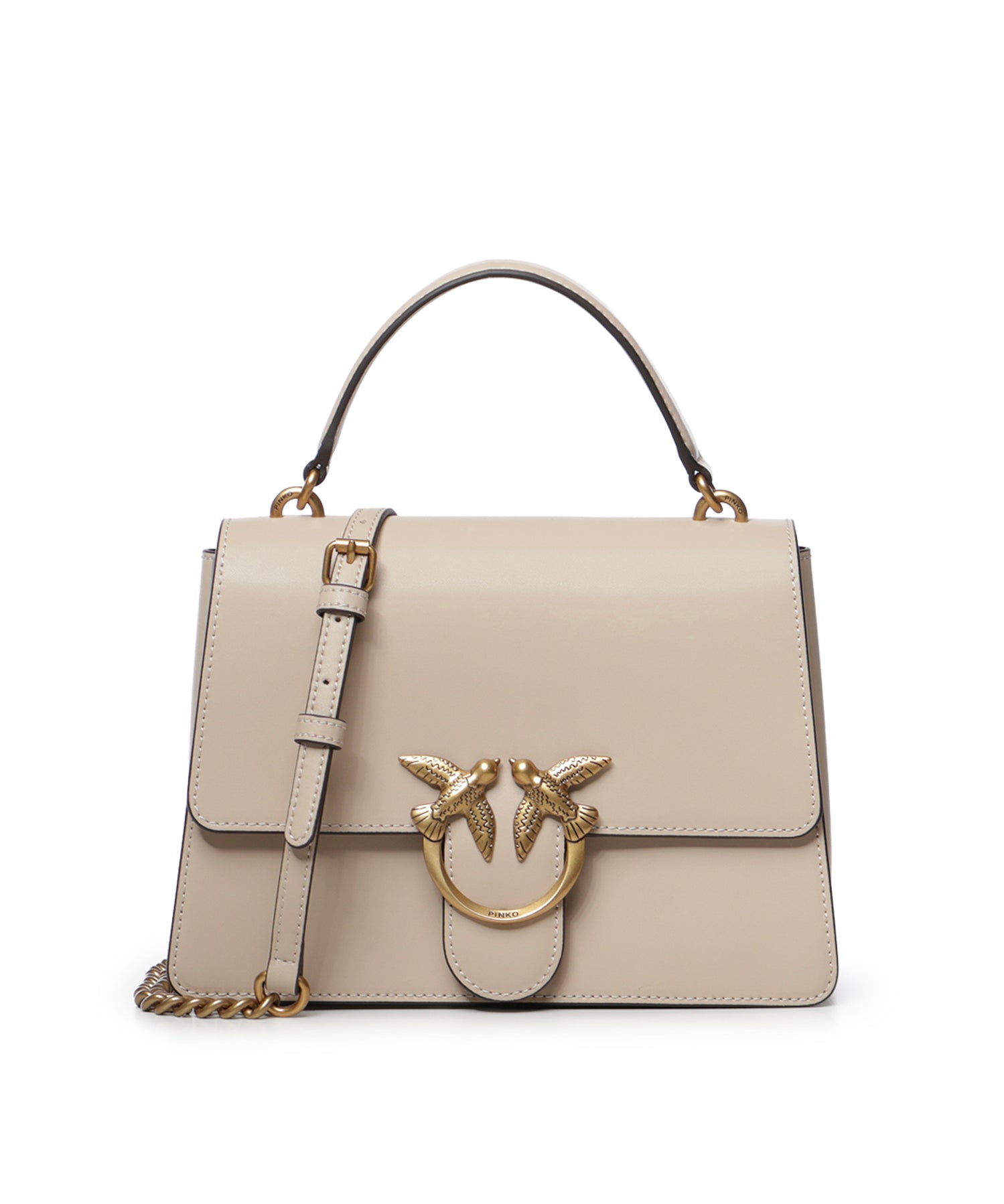 Borsa media a mano Love Bag Top Handle in pelle 100066 A0F1C50Q PINKO 