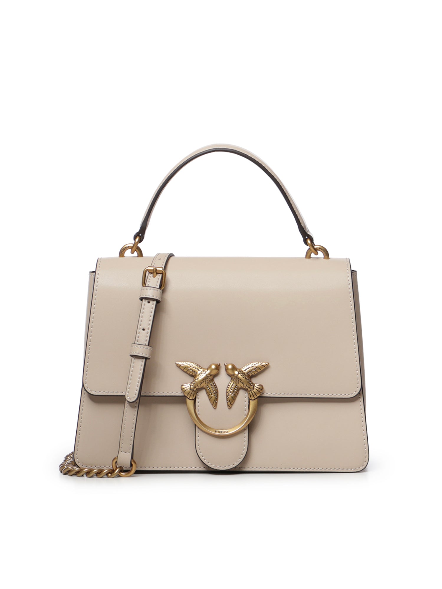 Borsa media a mano Love Bag Top Handle in pelle 100066 A0F1C50Q PINKO 