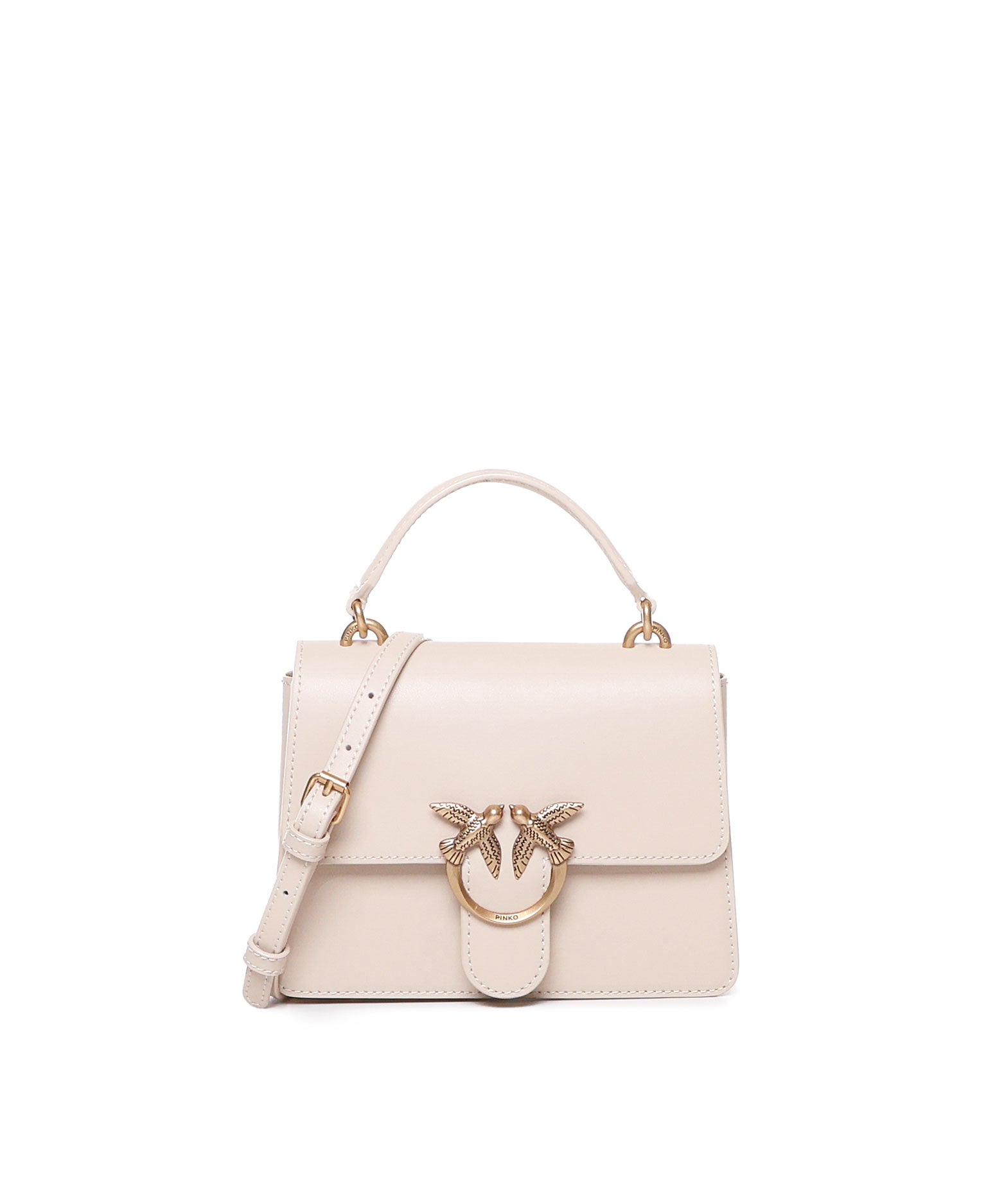 Borsa mini a mano Love Bag Top Handle in pelle 100071 A0F1C50Q PINKO 