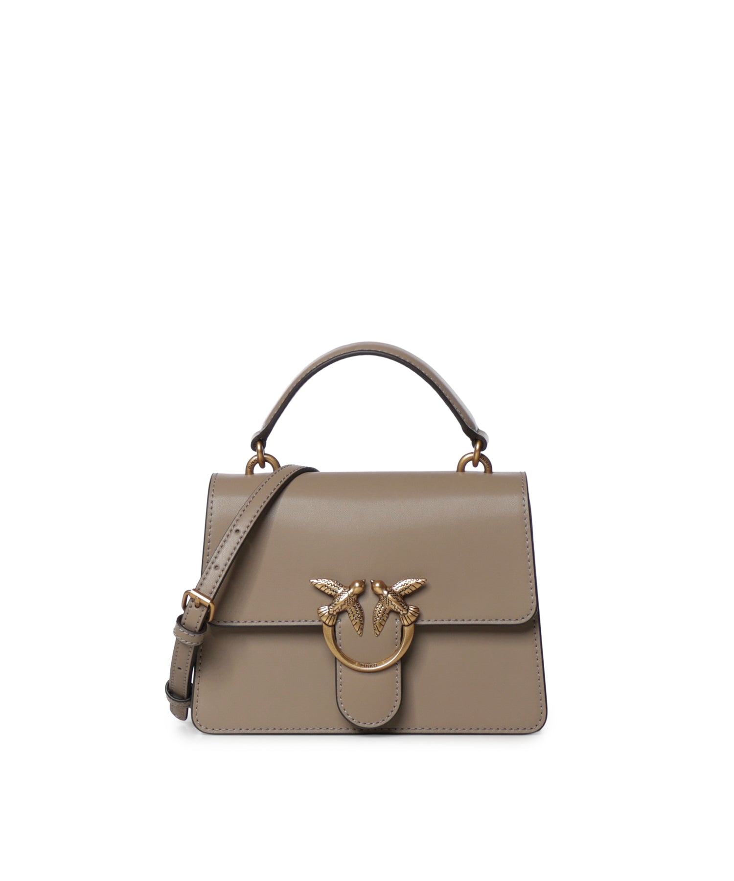 Borsa mini a mano Love Bag Top Handle in pelle 100071 A0F1I49Q PINKO 