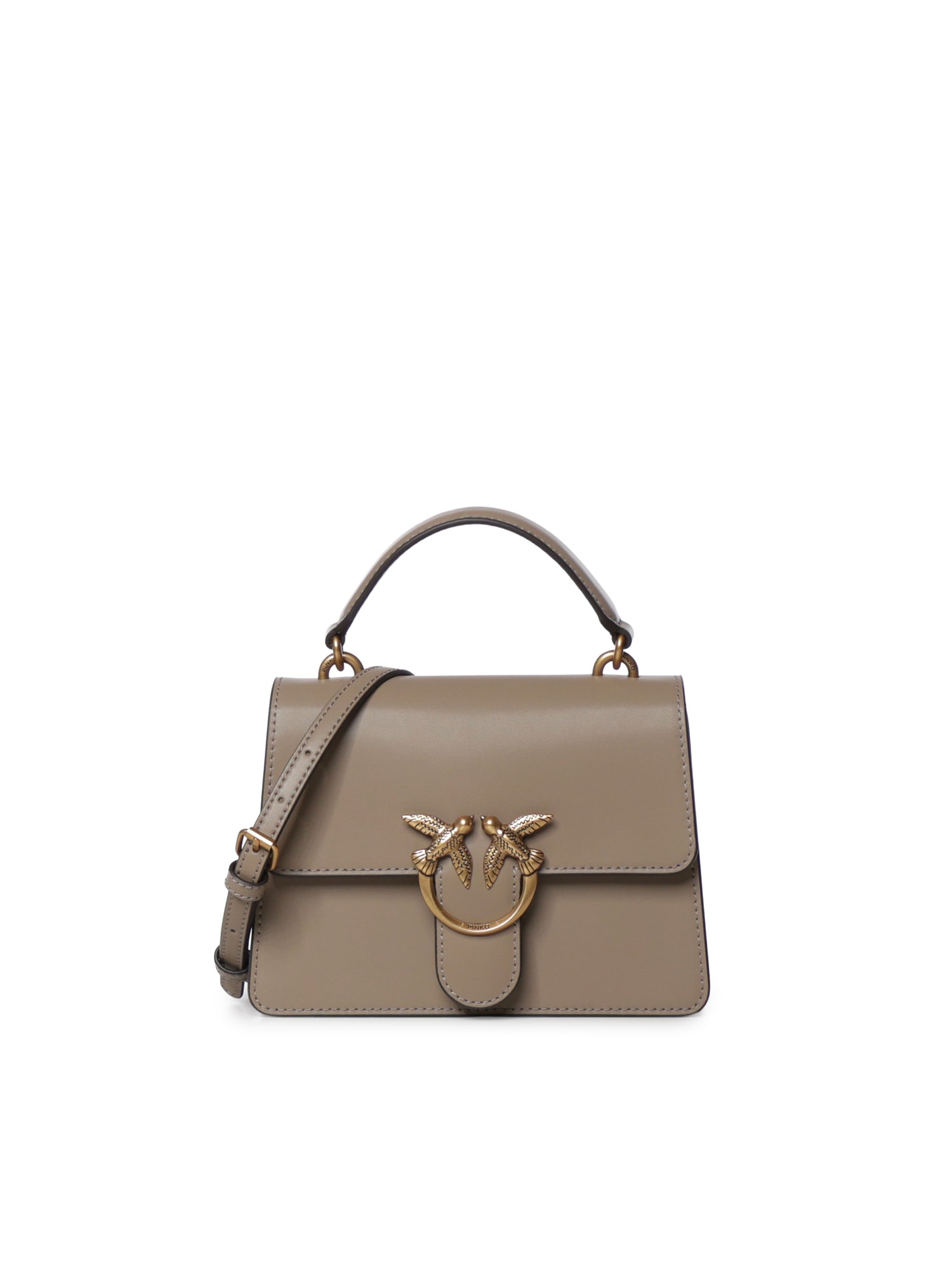 Borsa mini a mano Love Bag Top Handle in pelle 100071 A0F1I49Q PINKO 