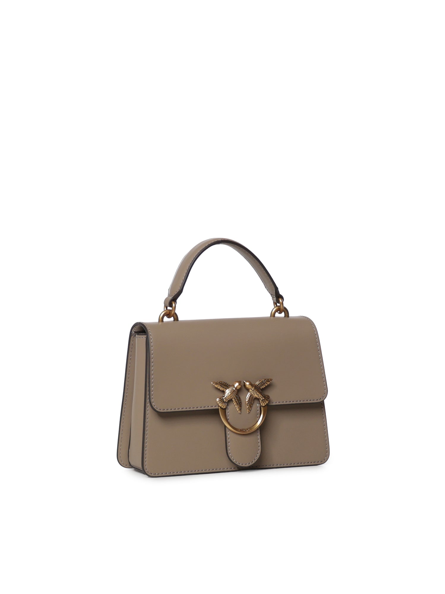 Borsa mini a mano Love Bag Top Handle in pelle 100071 A0F1I49Q PINKO 