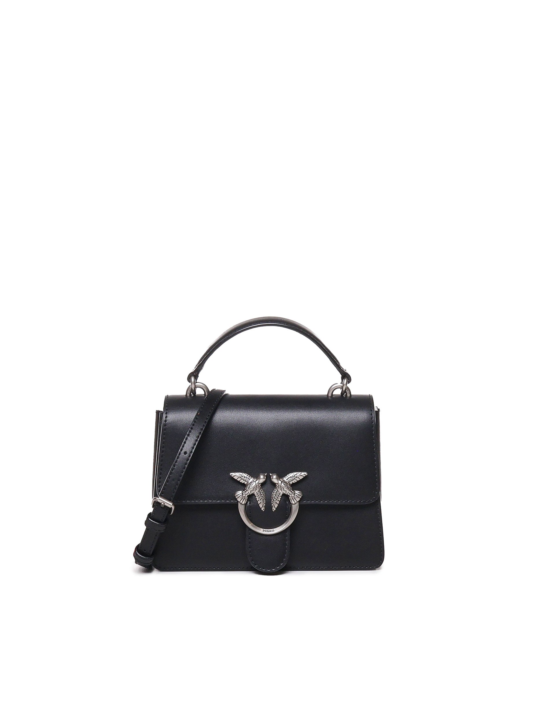 Borsa mini a mano Love Bag Top Handle in pelle 100071 A0F1Z99O PINKO 