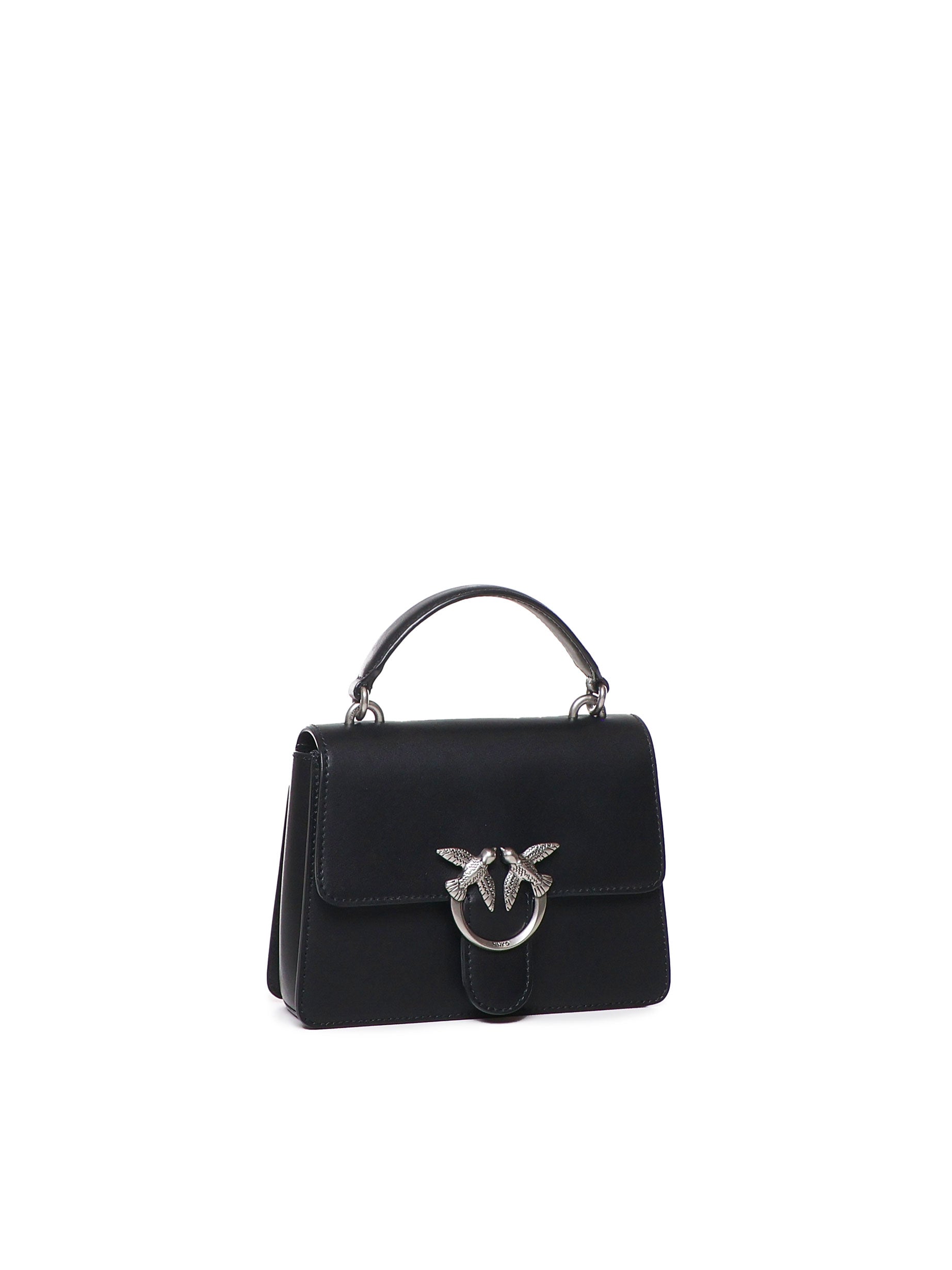Borsa mini a mano Love Bag Top Handle in pelle 100071 A0F1Z99O PINKO 