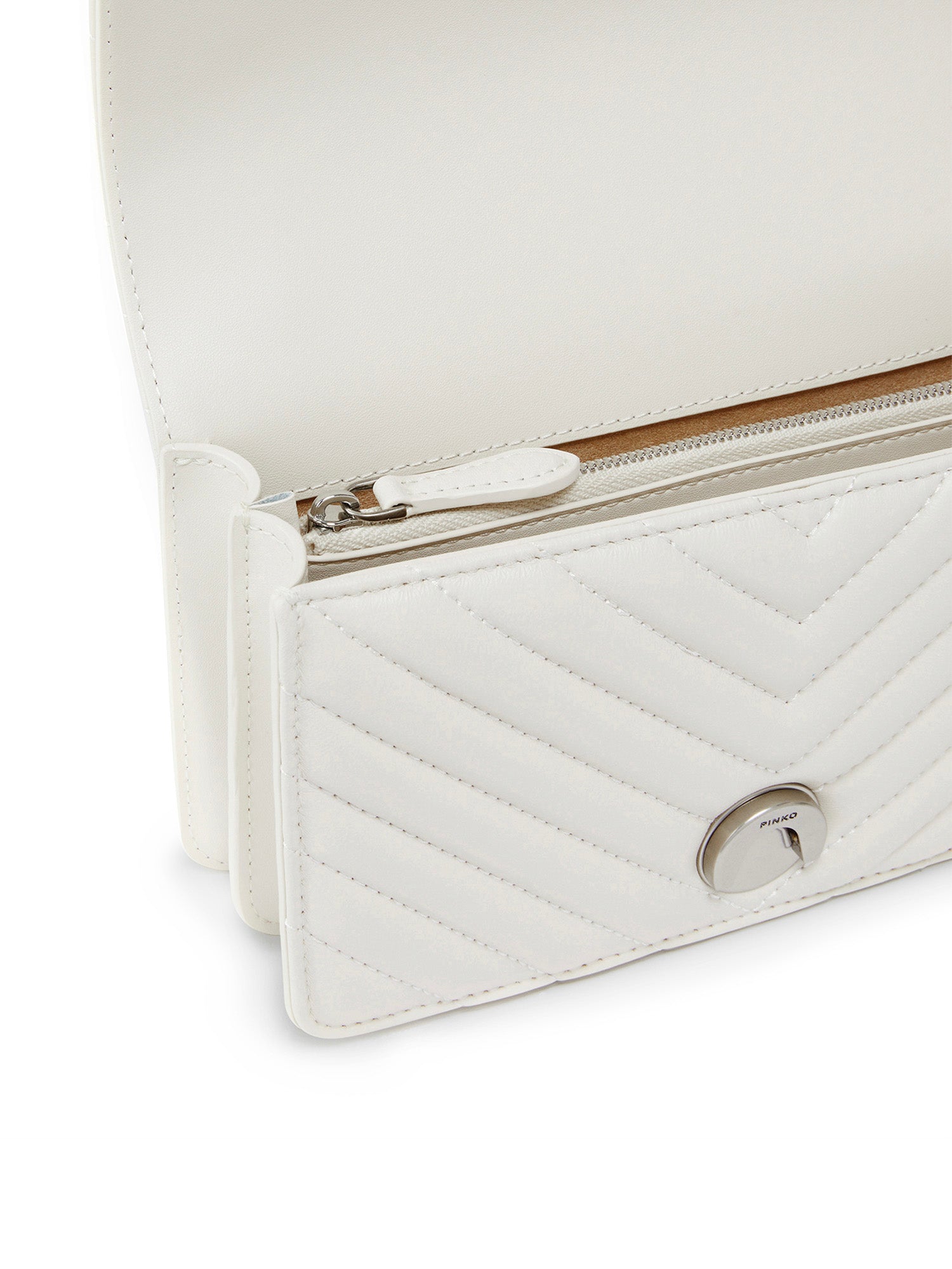 Borsa piccola a tracolla Love Bag One Chevron 100074 A0GKZ14O PINKO 