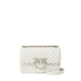Borsa piccola a tracolla Love Bag One Chevron 100074 A0GKZ14O PINKO 
