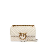 Borsa piccola a tracolla Love Bag One Chevron 100074 A0GKZ14Q PINKO 