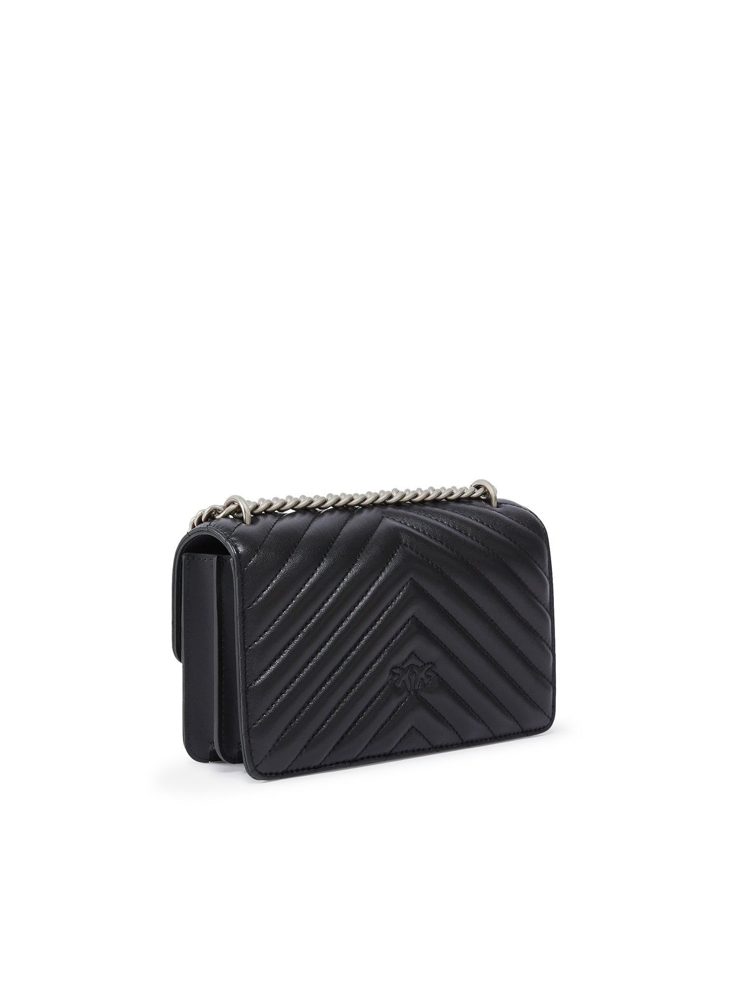 Borsa piccola a tracolla Love Bag One Chevron 100074 A0GKZ99O PINKO 