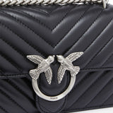 Borsa piccola a tracolla Love Bag One Chevron 100074 A0GKZ99O PINKO 