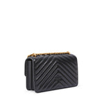 Borsa piccola a tracolla Love Bag One Chevron 100074 A0GKZ99Q PINKO 