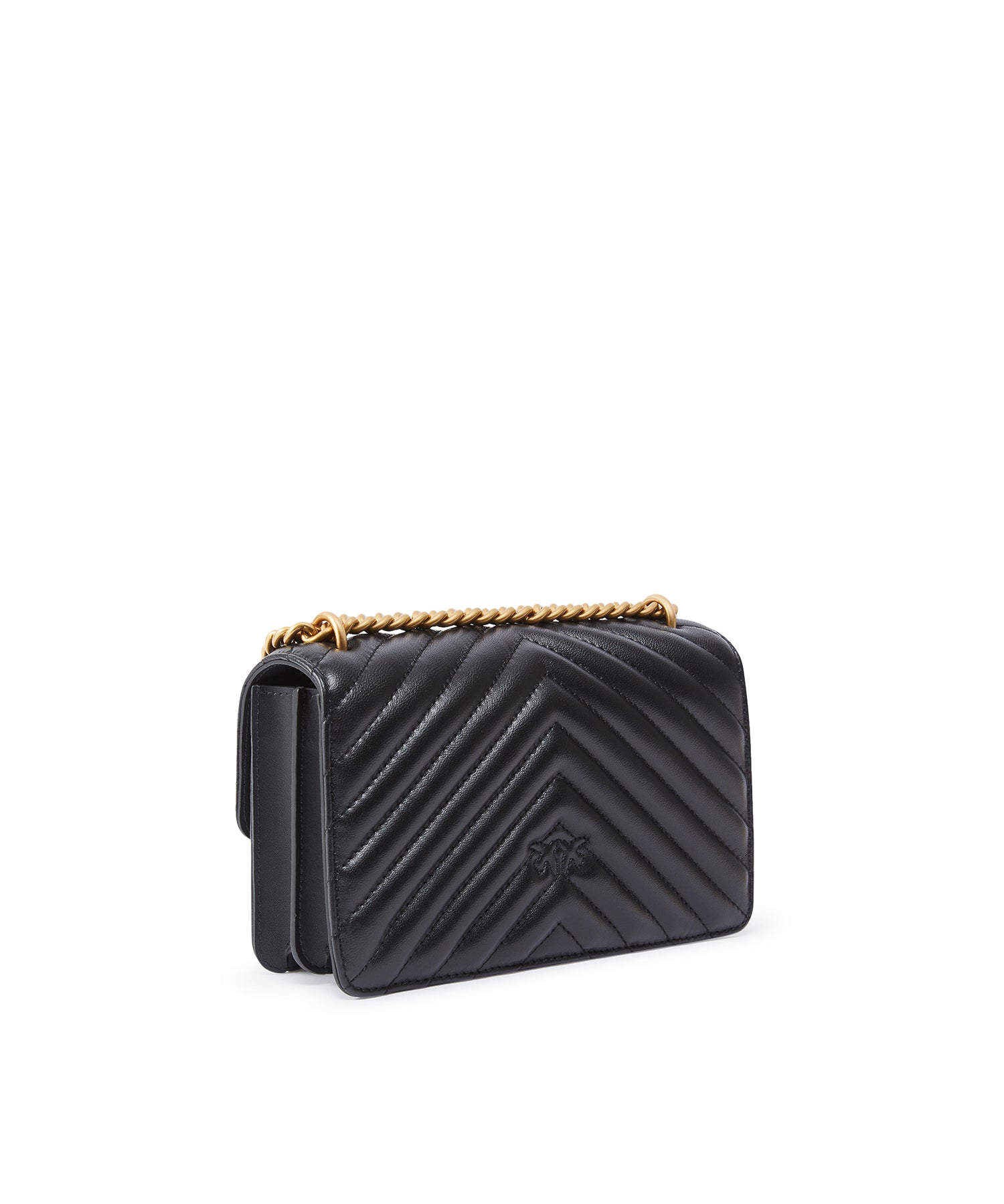 Borsa piccola a tracolla Love Bag One Chevron 100074 A0GKZ99Q PINKO 