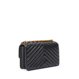 Borsa piccola a tracolla Love Bag One Chevron 100074 A0GKZ99Q PINKO 