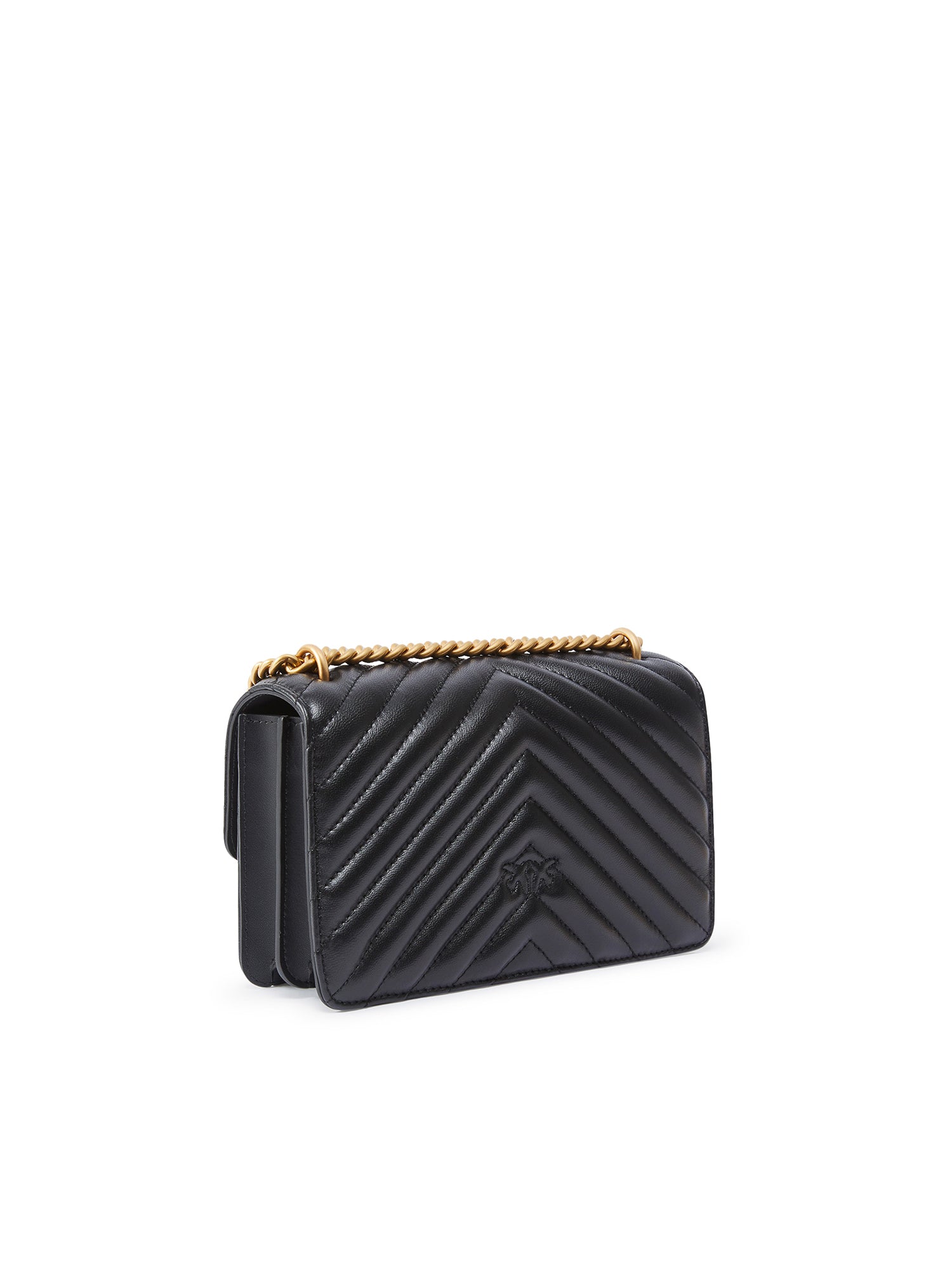 Borsa piccola a tracolla Love Bag One Chevron 100074 A0GKZ99Q PINKO 