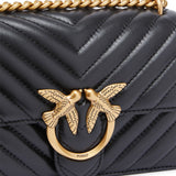 Borsa piccola a tracolla Love Bag One Chevron 100074 A0GKZ99Q PINKO 