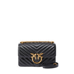 Borsa piccola a tracolla Love Bag One Chevron 100074 A0GKZ99Q PINKO 