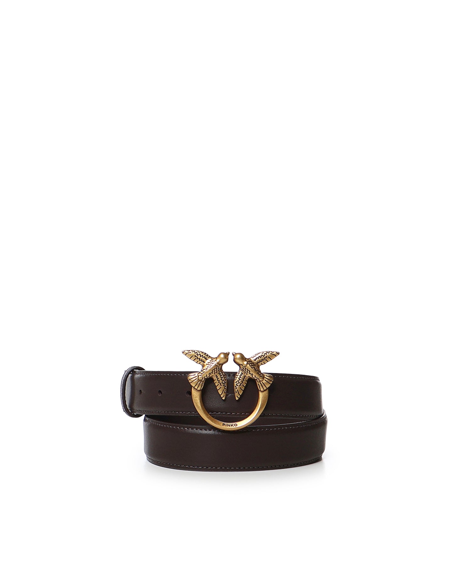 Cintura Love Birds in pelle 100125 A0F1M12Q PINKO 