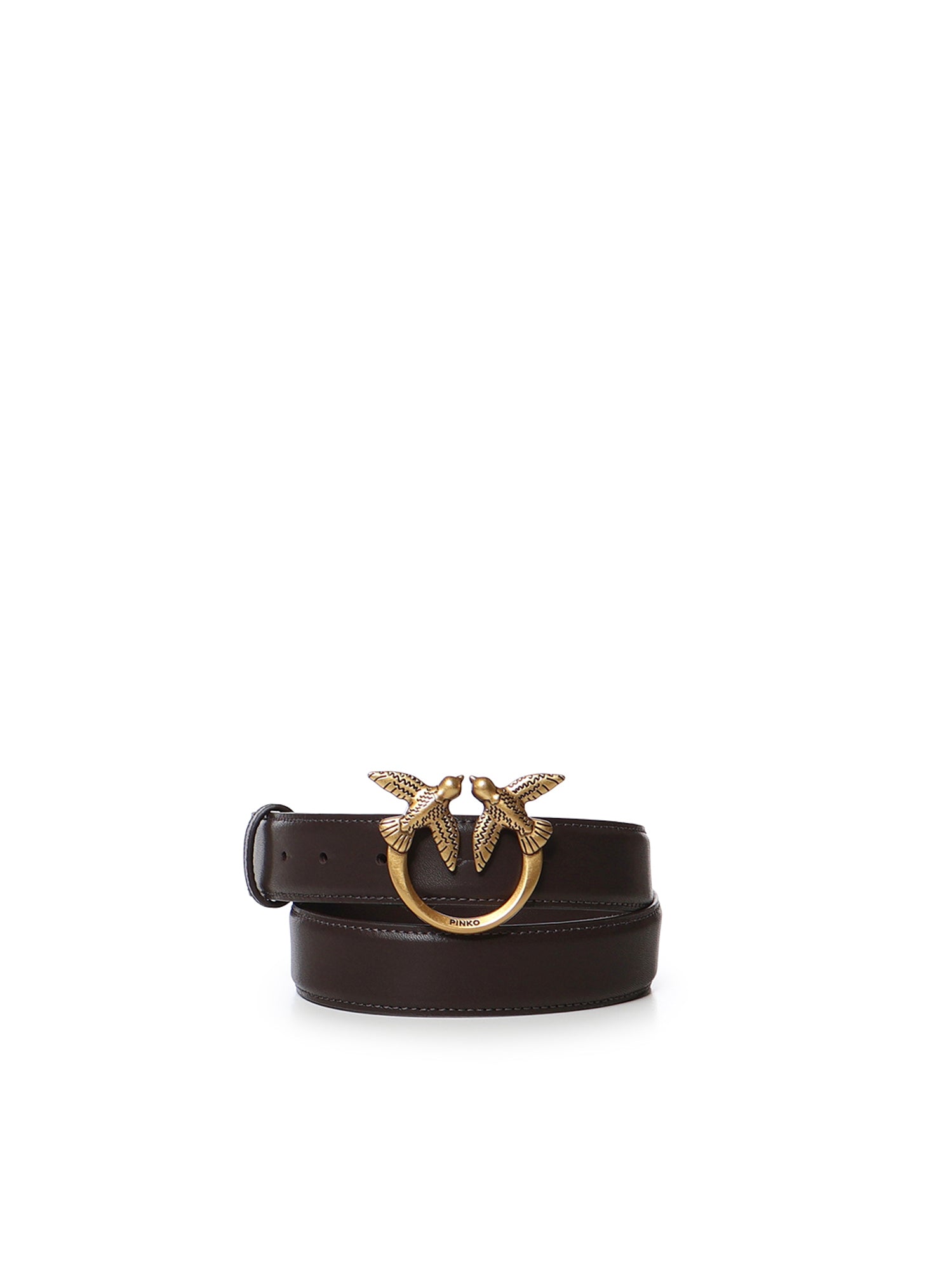 Cintura Love Birds in pelle 100125 A0F1M12Q PINKO 