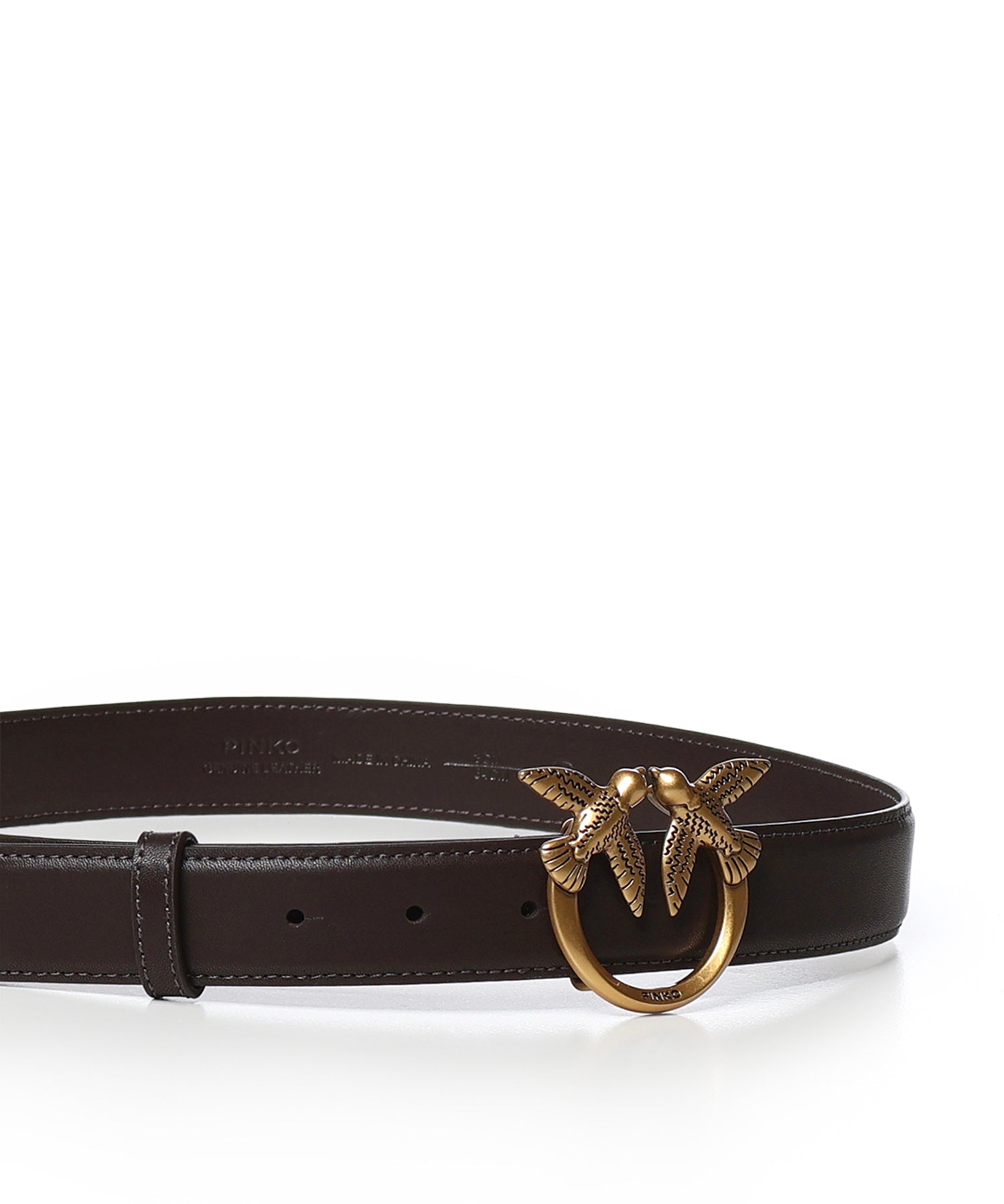 Cintura Love Birds in pelle 100125 A0F1M12Q PINKO 