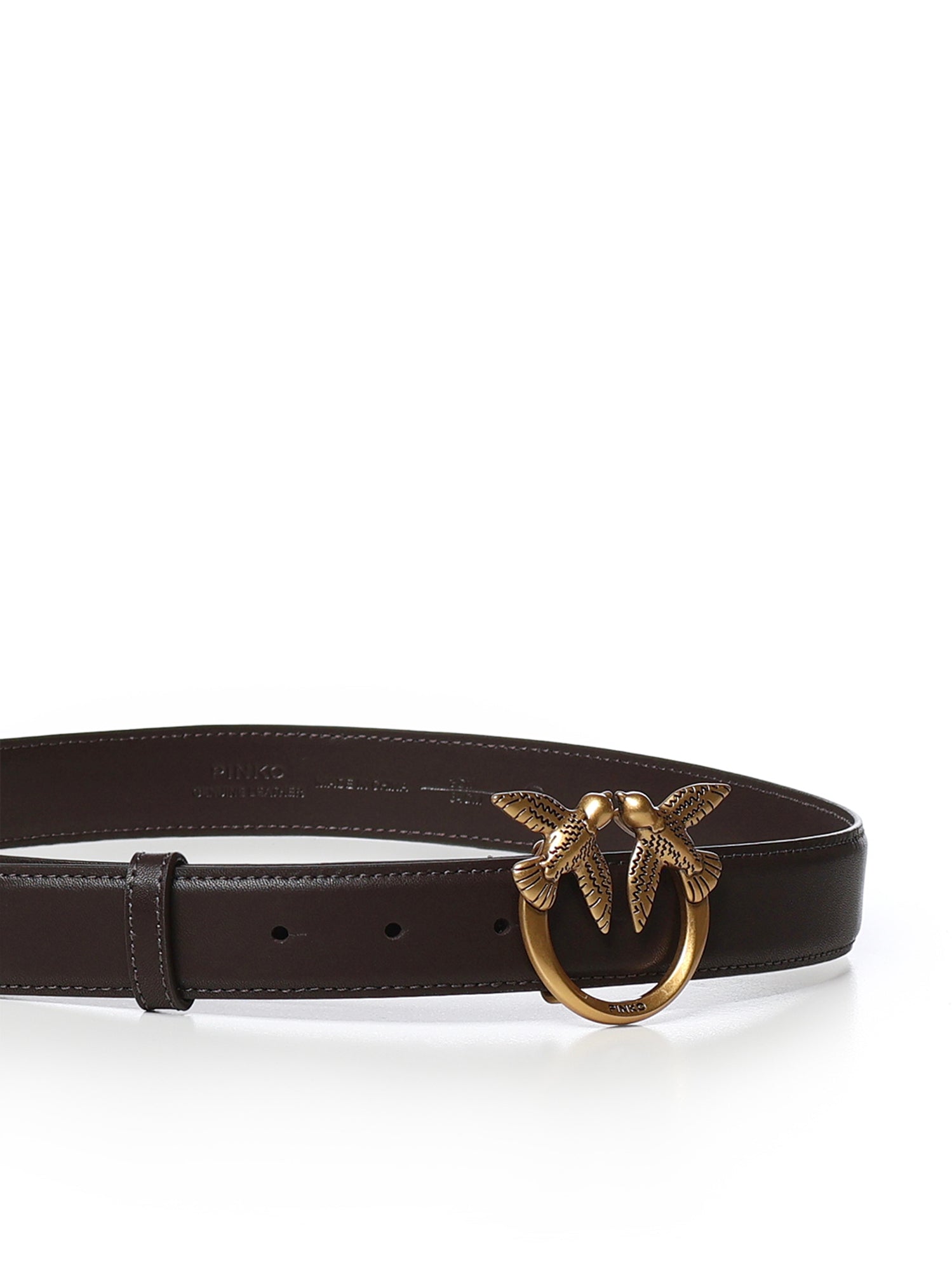 Cintura Love Birds in pelle 100125 A0F1M12Q PINKO 