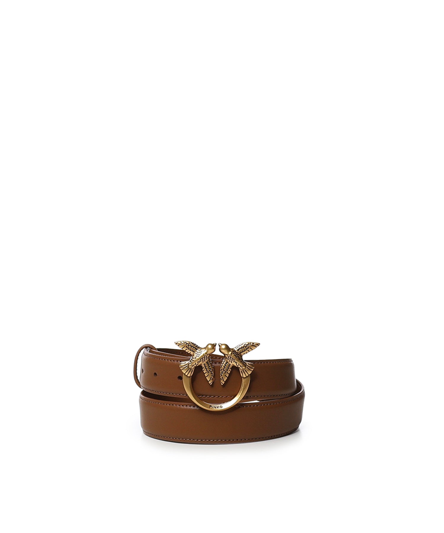 Cintura Love Birds in pelle 100125 A0F1M37Q PINKO 
