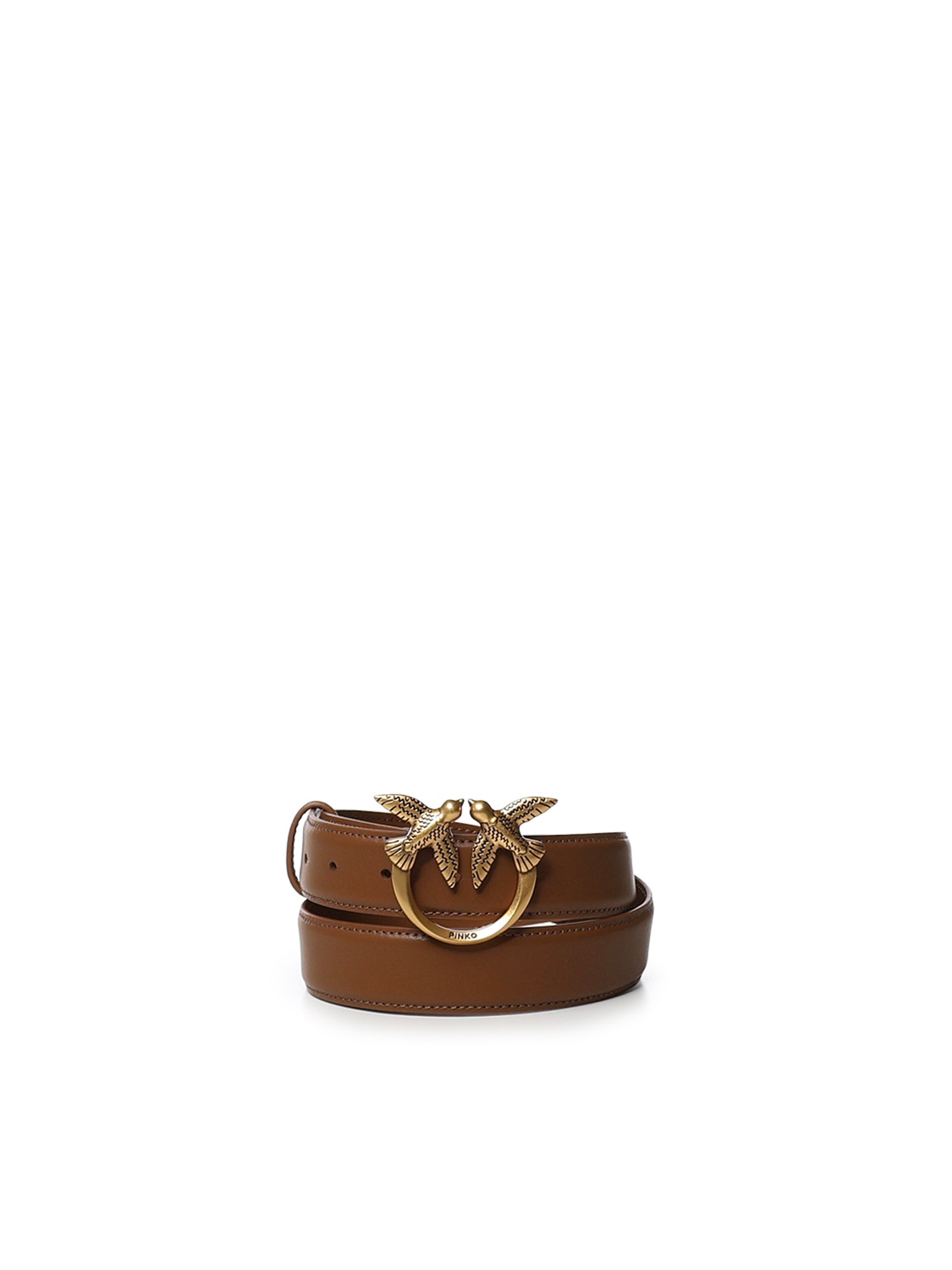 Cintura Love Birds in pelle 100125 A0F1M37Q PINKO 