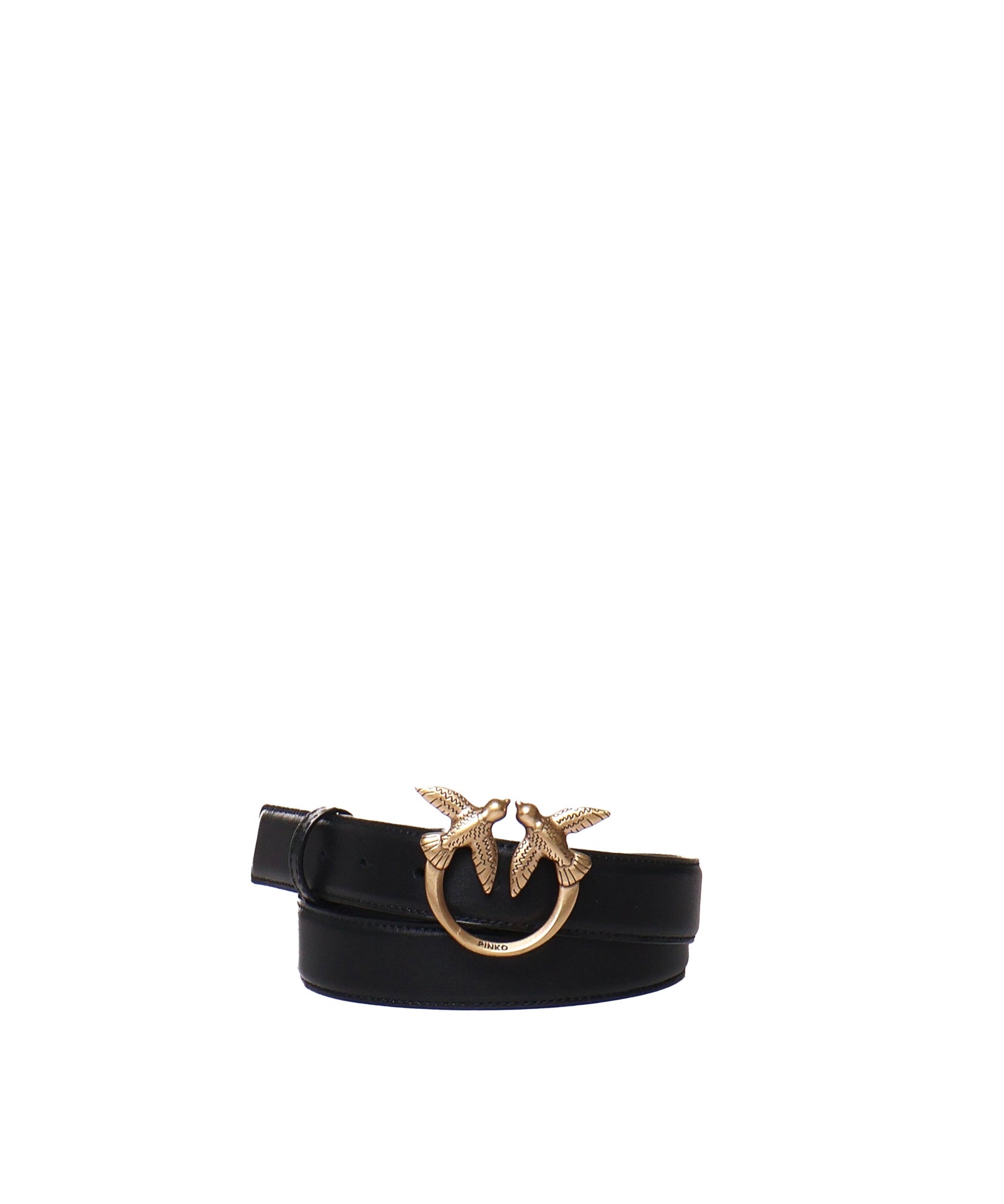 Cintura Love Birds in pelle 100125 A0F1Z99Q PINKO 