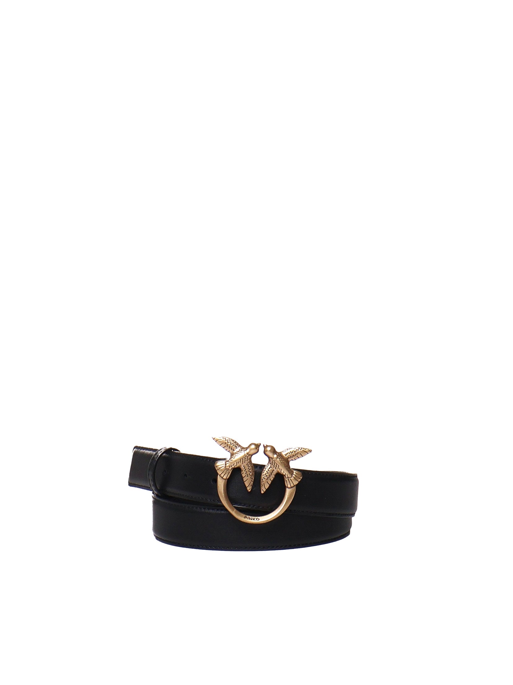 Cintura Love Birds in pelle 100125 A0F1Z99Q PINKO 