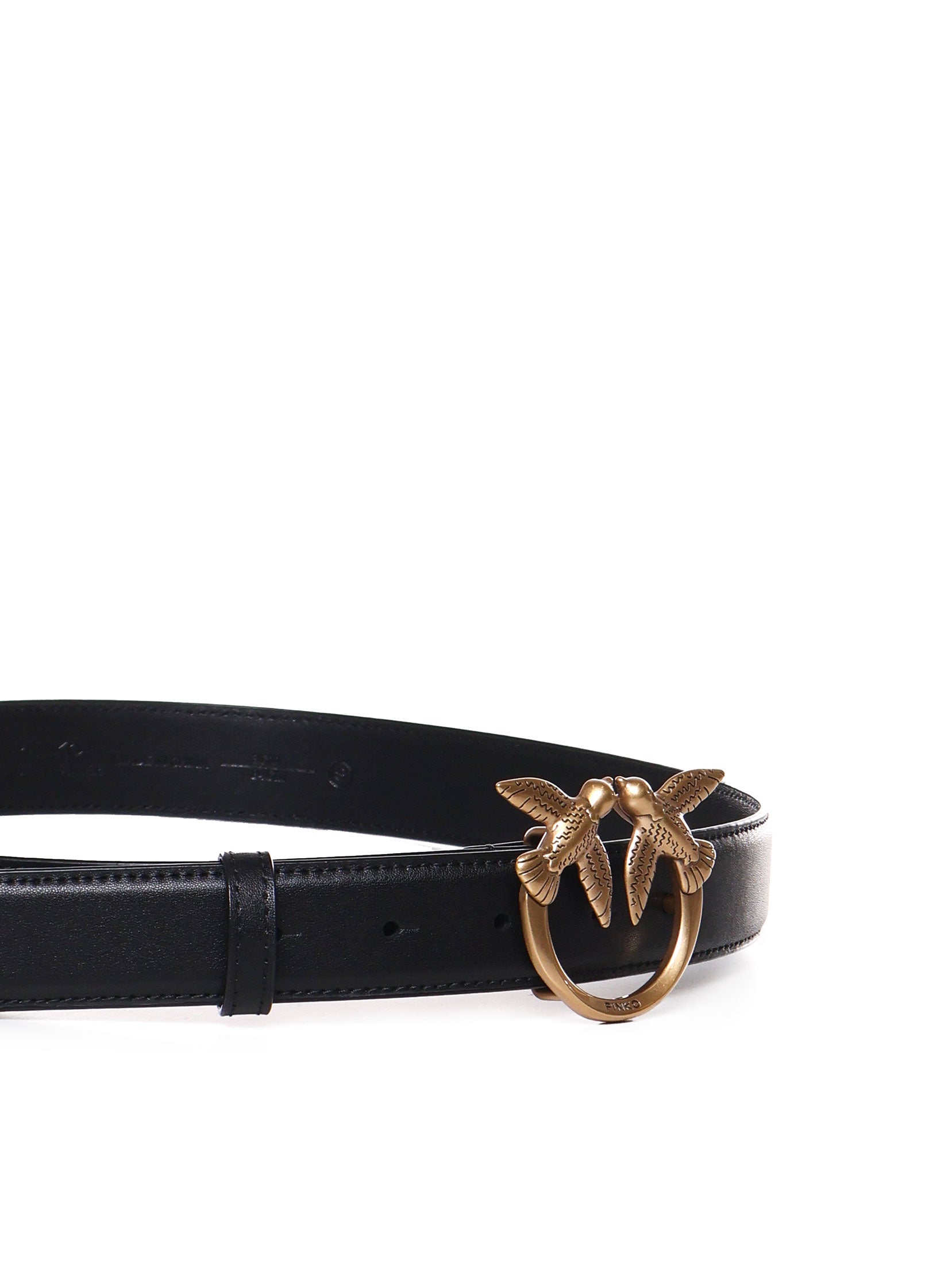 Cintura Love Birds in pelle 100125 A0F1Z99Q PINKO 