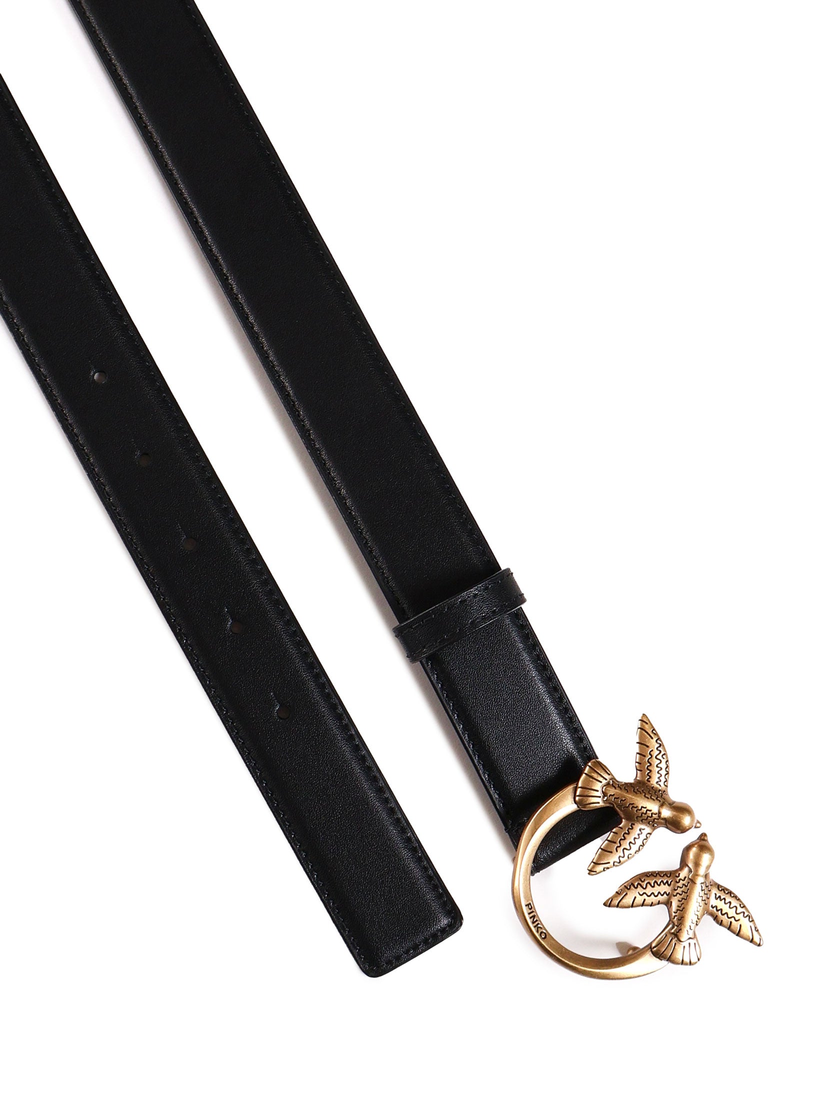 Cintura Love Birds in pelle 100125 A0F1Z99Q PINKO 