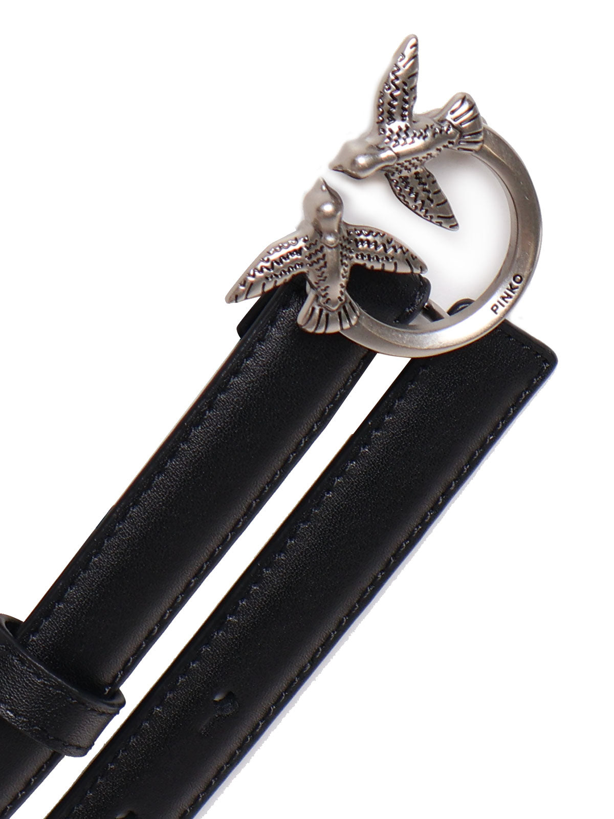 Cintura Love Birds in pelle 100143 A0F1Z99O PINKO 