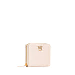 Portafoglio quadrato zip-around in pelle 100249 A0F1C50Q PINKO 