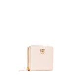 Portafoglio quadrato zip-around in pelle 100249 A0F1C50Q PINKO 