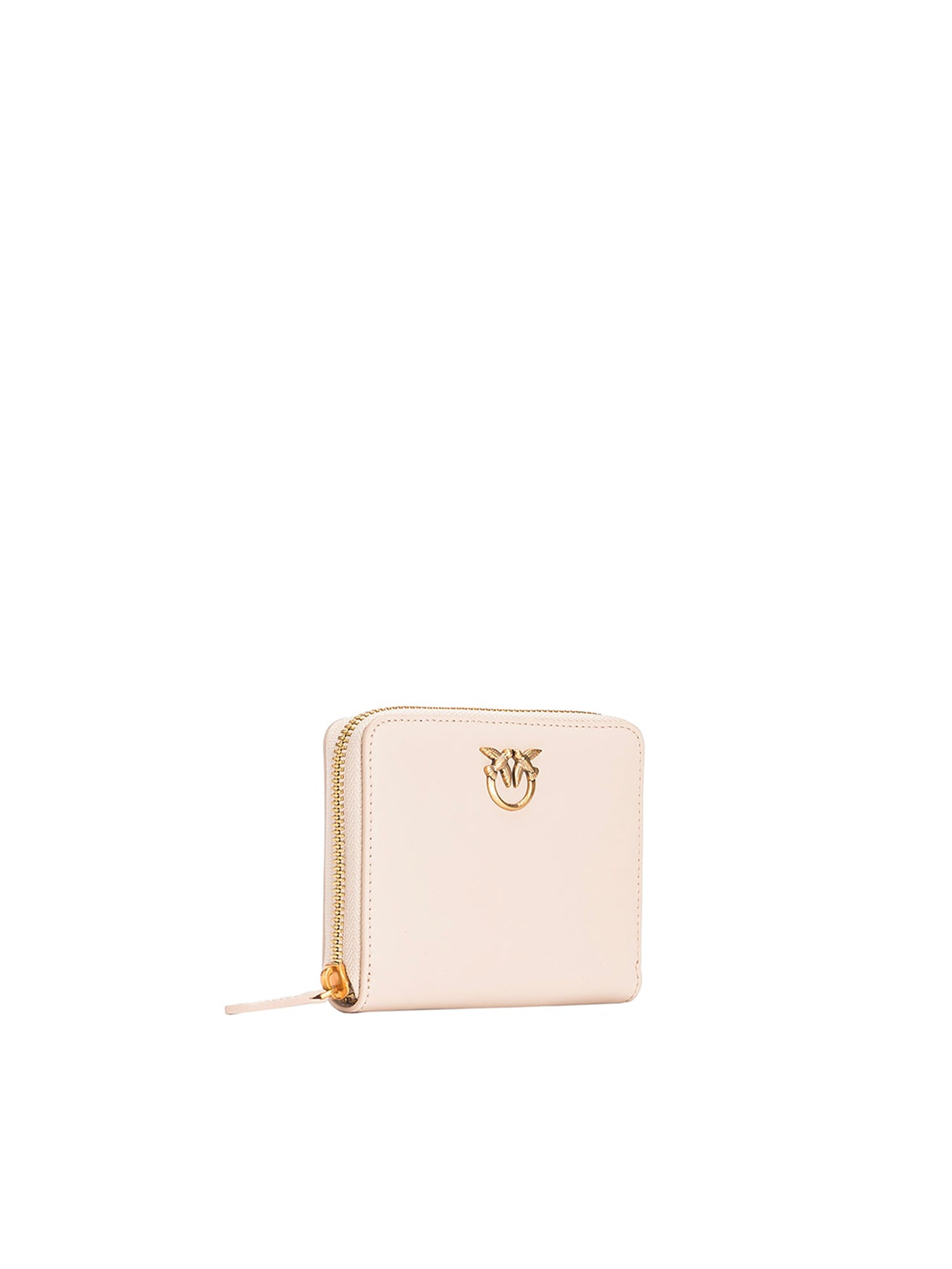 Portafoglio quadrato zip-around in pelle 100249 A0F1C50Q PINKO 