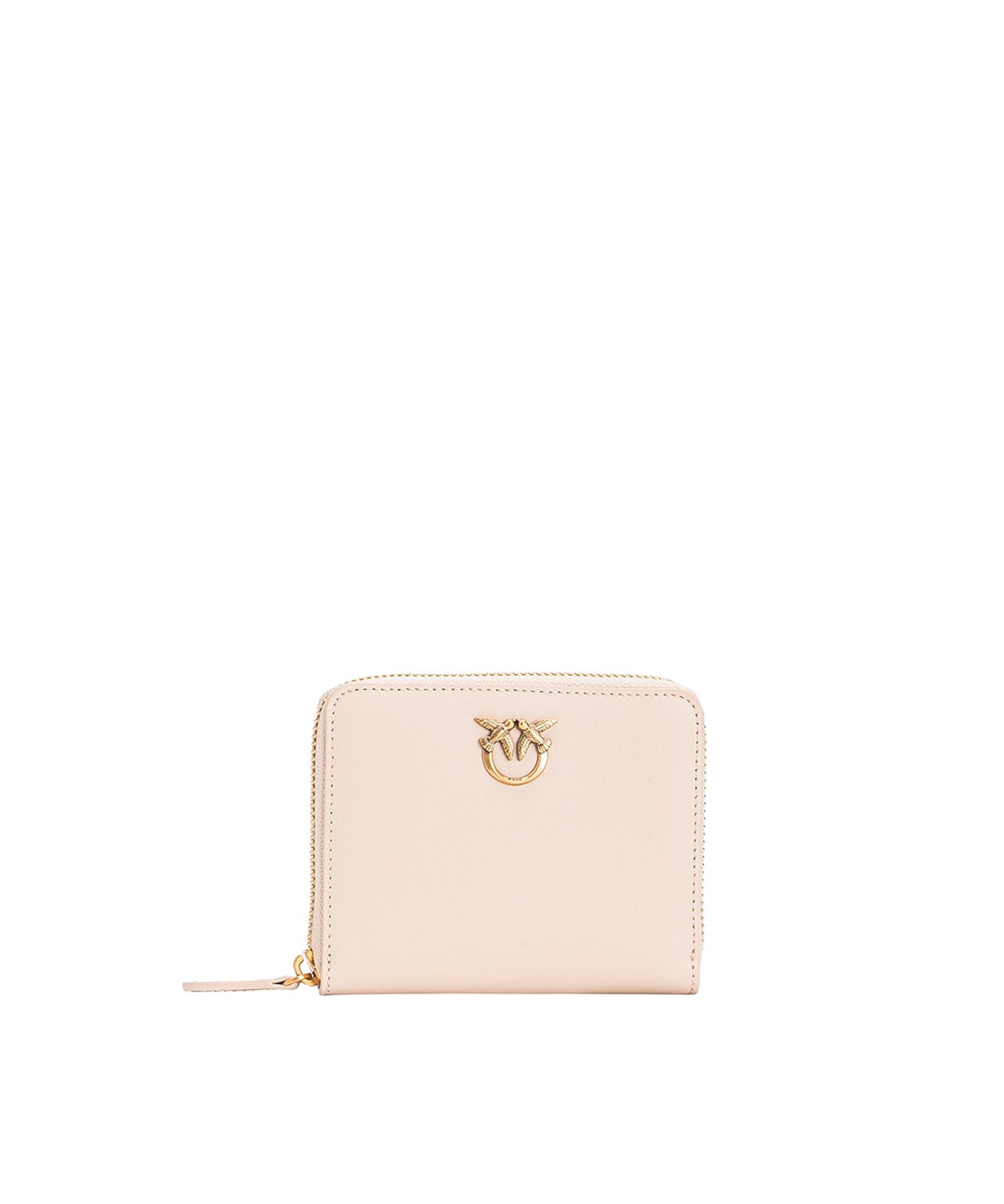 Portafoglio quadrato zip-around in pelle 100249 A0F1C50Q PINKO 