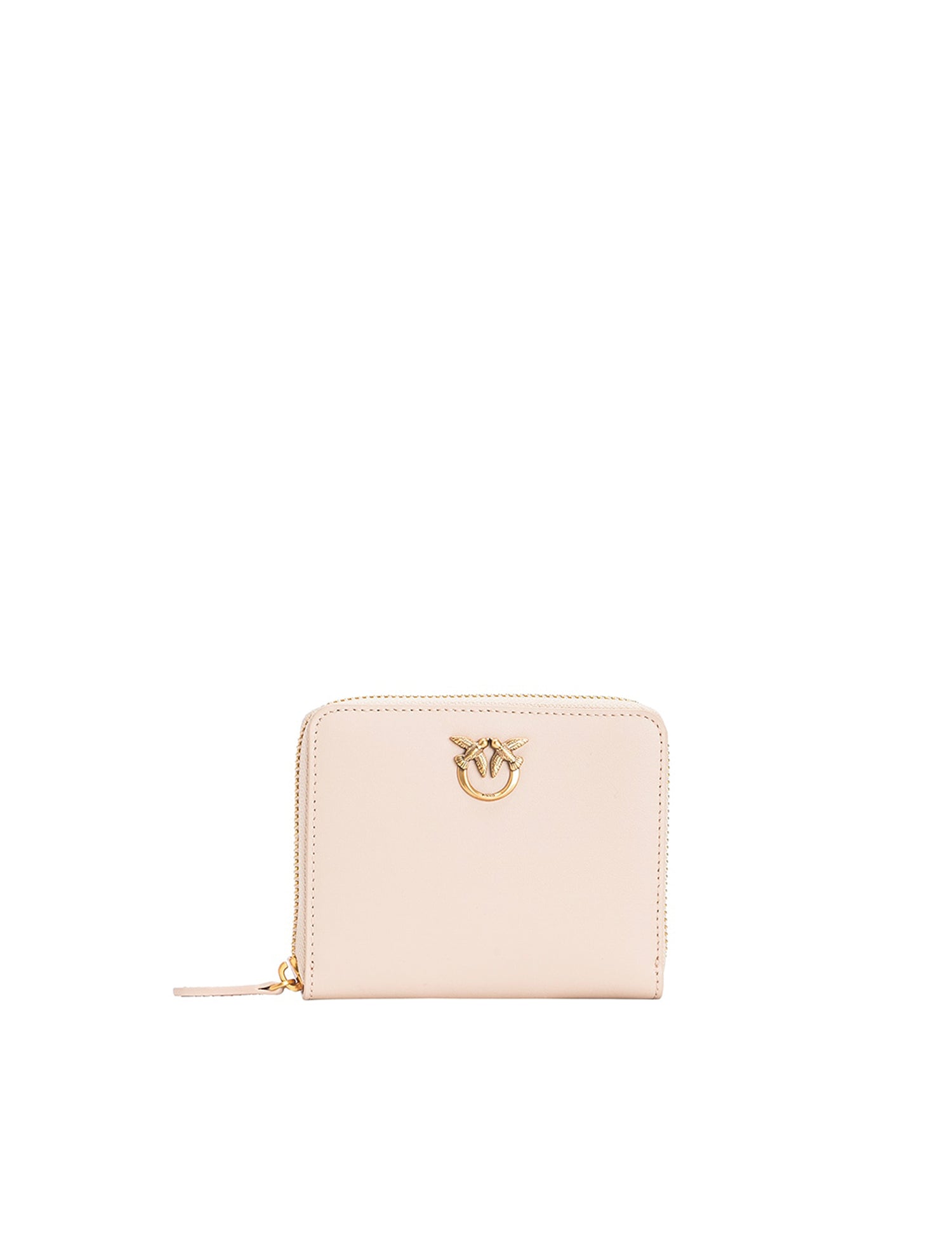 Portafoglio quadrato zip-around in pelle 100249 A0F1C50Q PINKO 