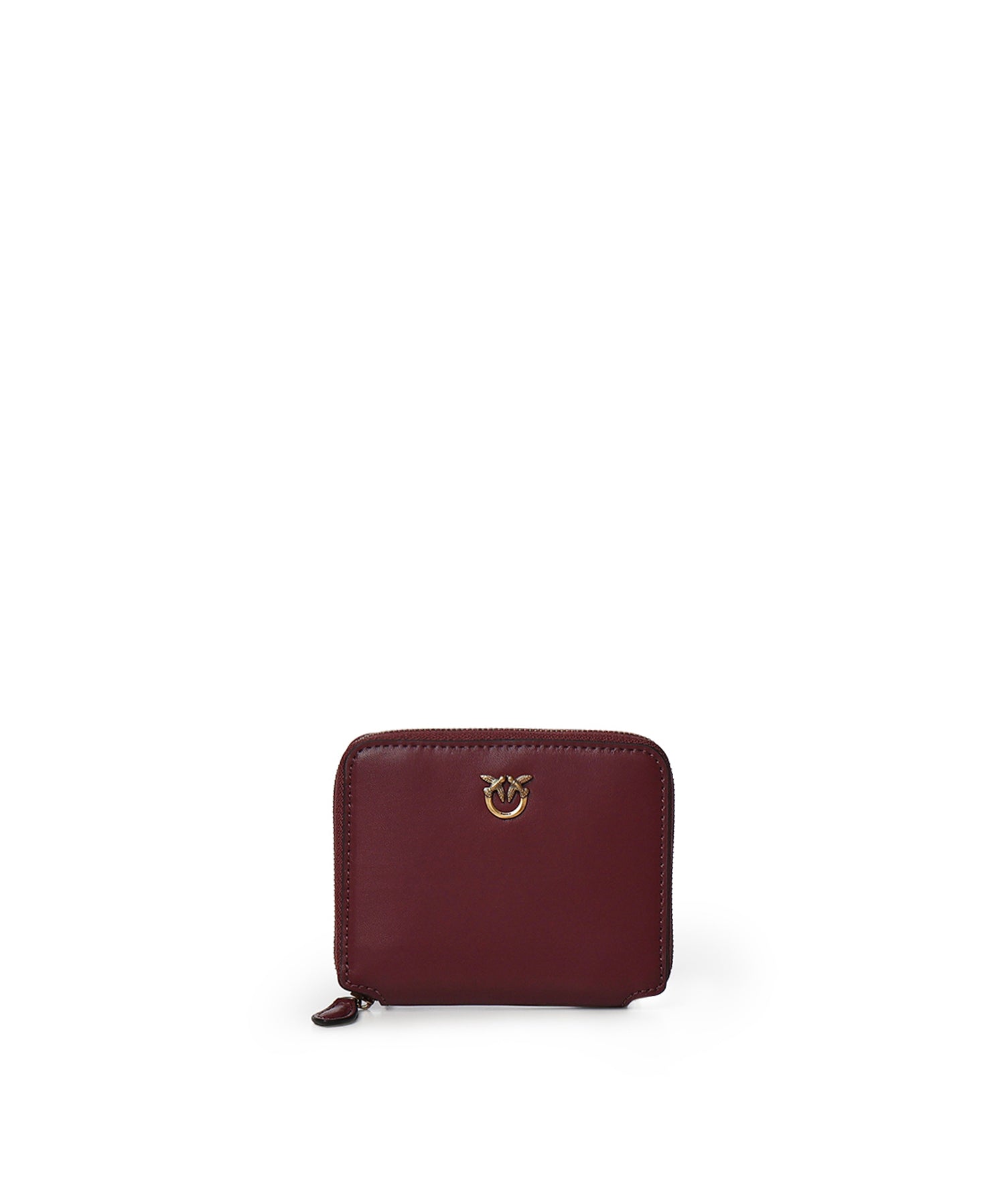 Portafoglio quadrato zip-around in pelle 100249 A0F1WW5Q PINKO 