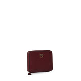 Portafoglio quadrato zip-around in pelle 100249 A0F1WW5Q PINKO 