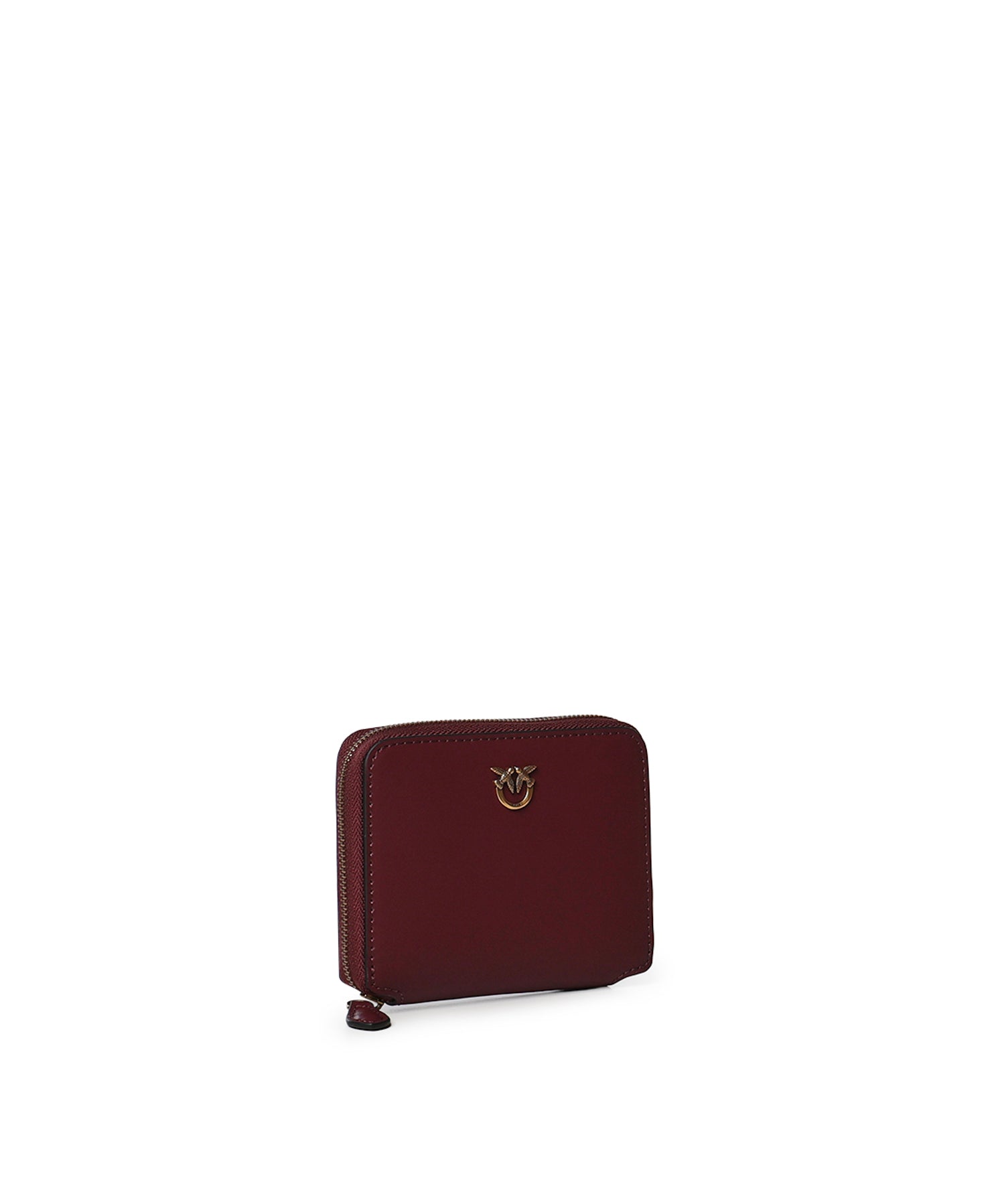 Portafoglio quadrato zip-around in pelle 100249 A0F1WW5Q PINKO 