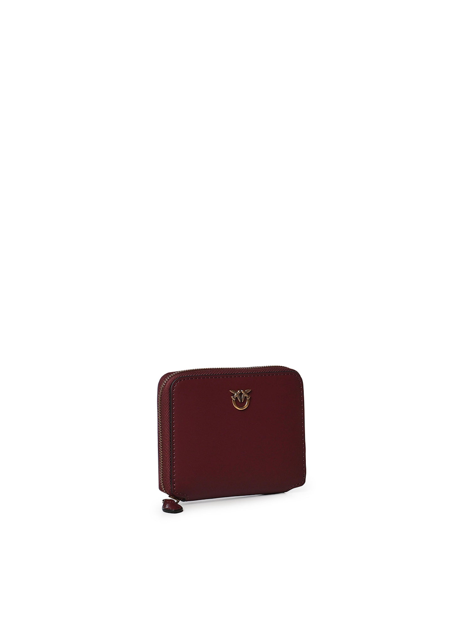 Portafoglio quadrato zip-around in pelle 100249 A0F1WW5Q PINKO 