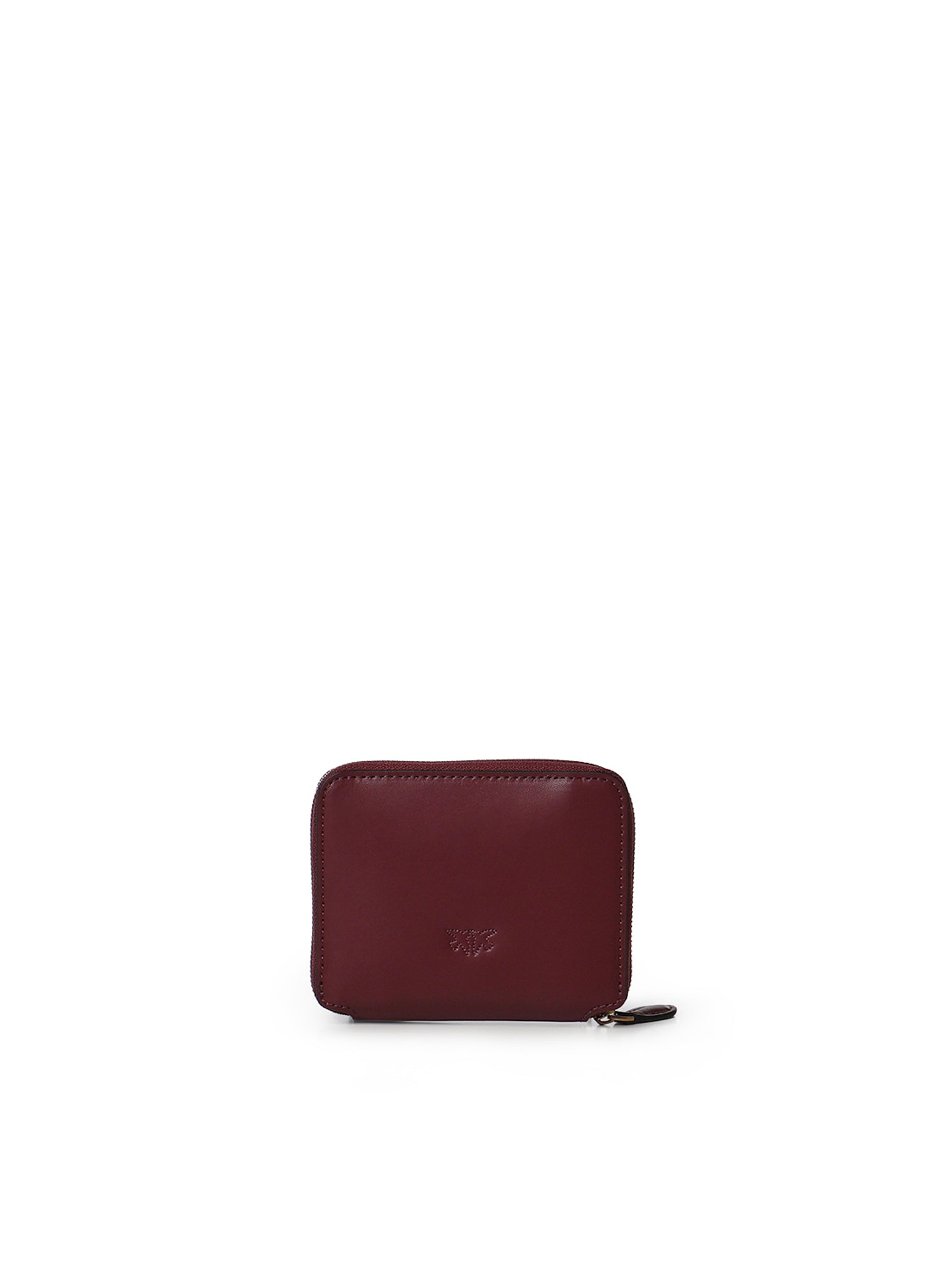 Portafoglio quadrato zip-around in pelle 100249 A0F1WW5Q PINKO 