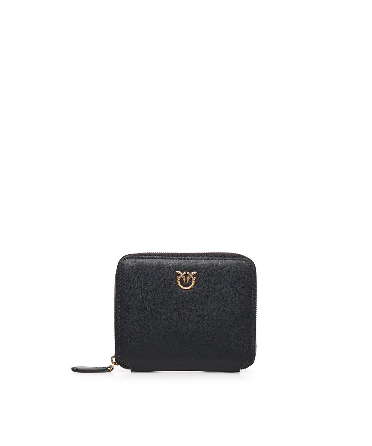Portafoglio quadrato zip-around in pelle 100249 A0F1Z99Q PINKO 