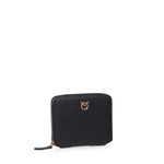 Portafoglio quadrato zip-around in pelle 100249 A0F1Z99Q PINKO 