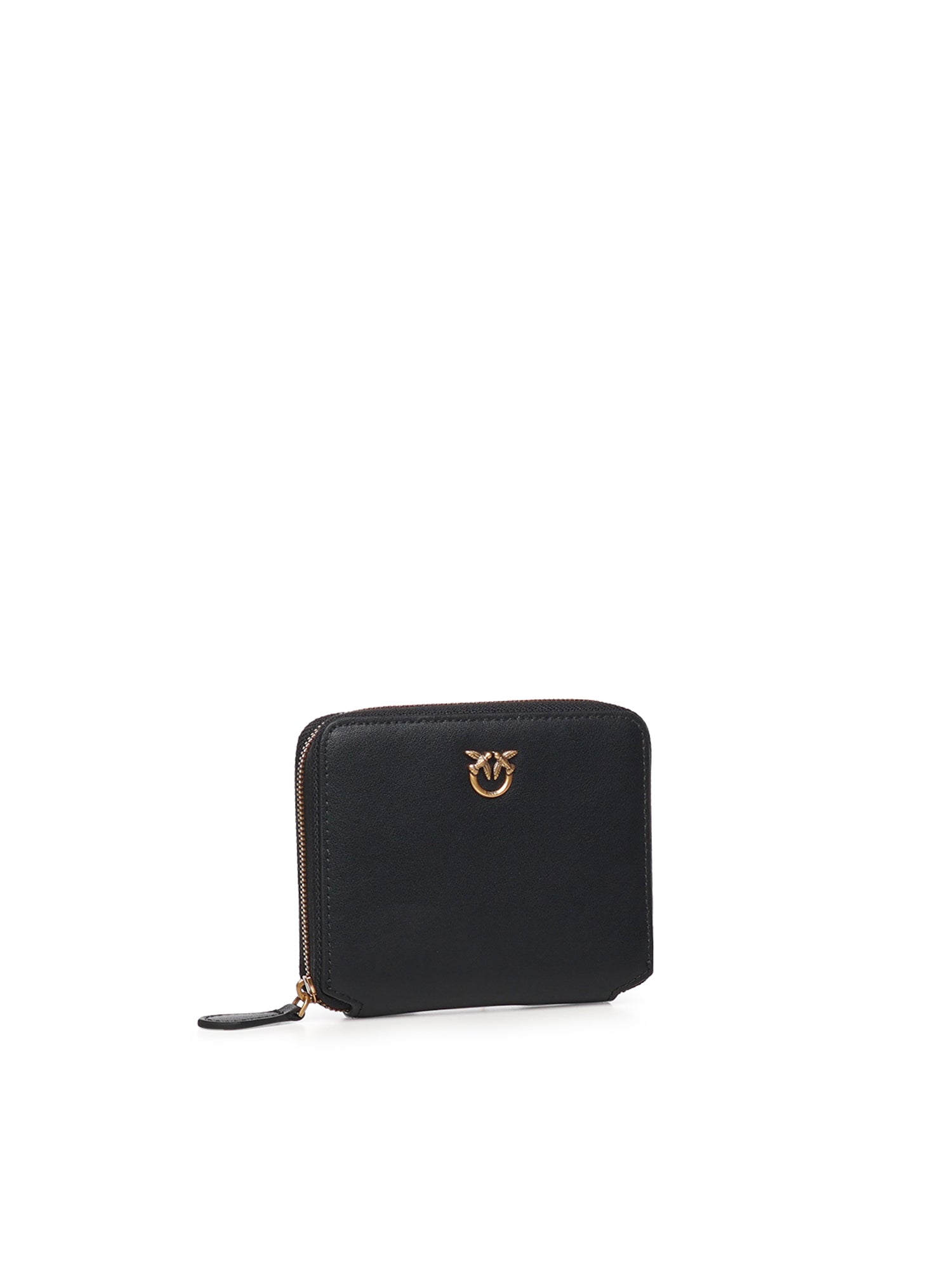 Portafoglio quadrato zip-around in pelle 100249 A0F1Z99Q PINKO 