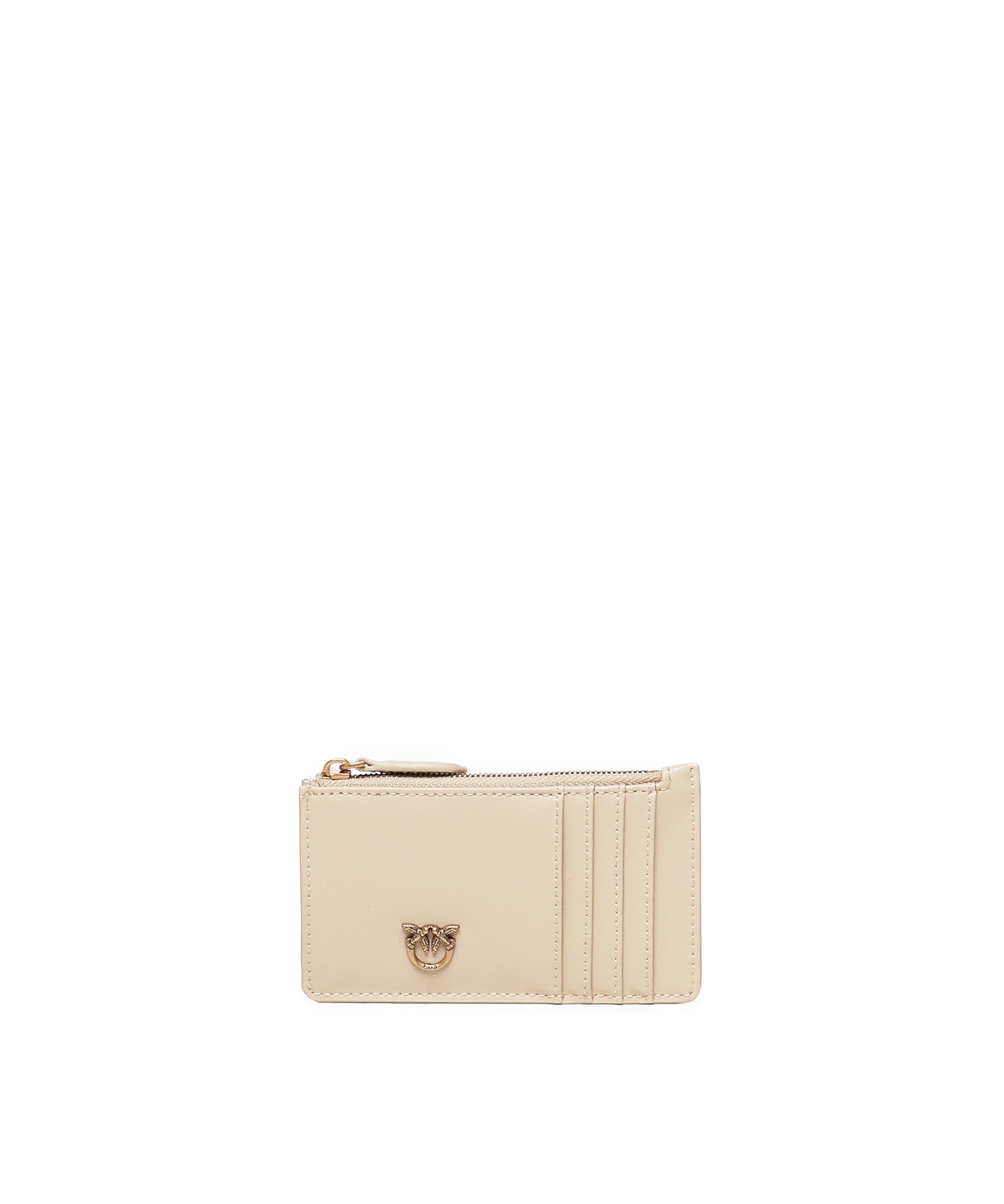 Porta carte con zip in pelle 100251 A0F1C50Q PINKO 