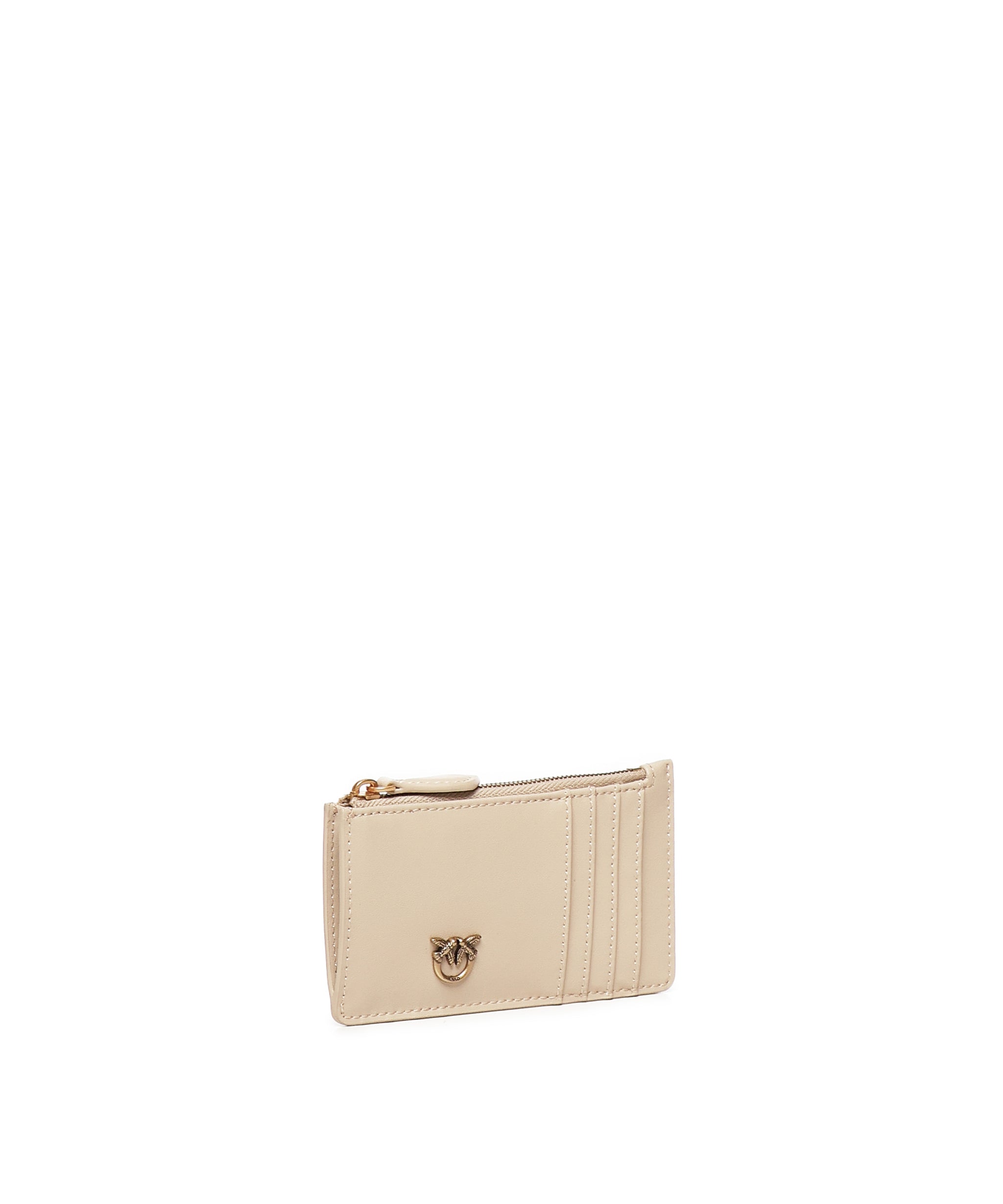 Porta carte con zip in pelle 100251 A0F1C50Q PINKO 