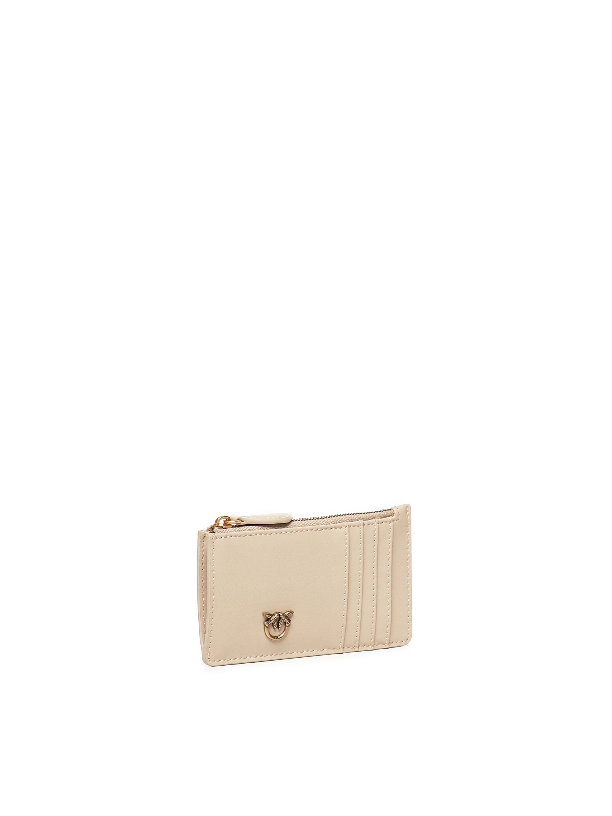 Porta carte con zip in pelle 100251 A0F1C50Q PINKO 