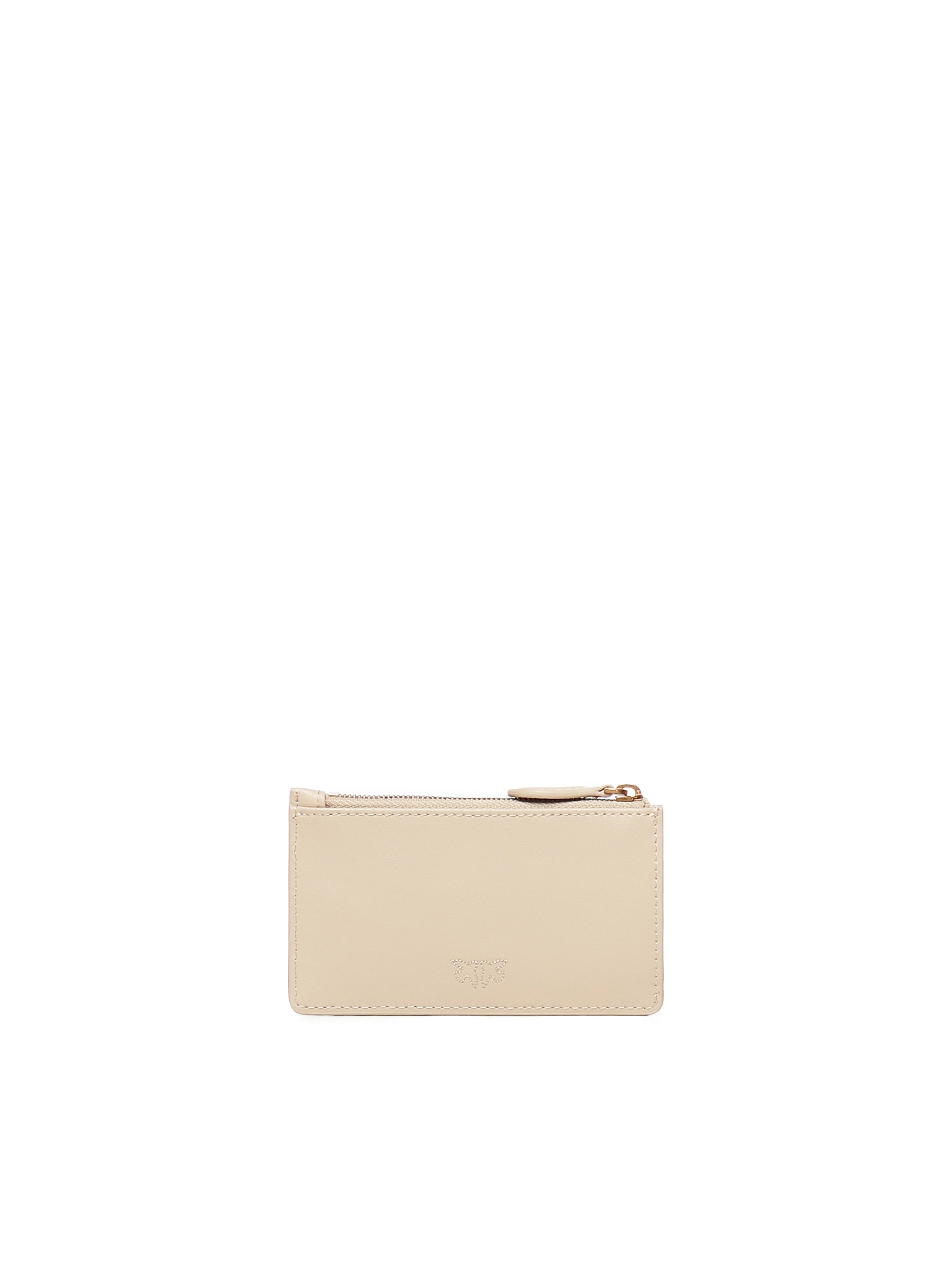 Porta carte con zip in pelle 100251 A0F1C50Q PINKO 